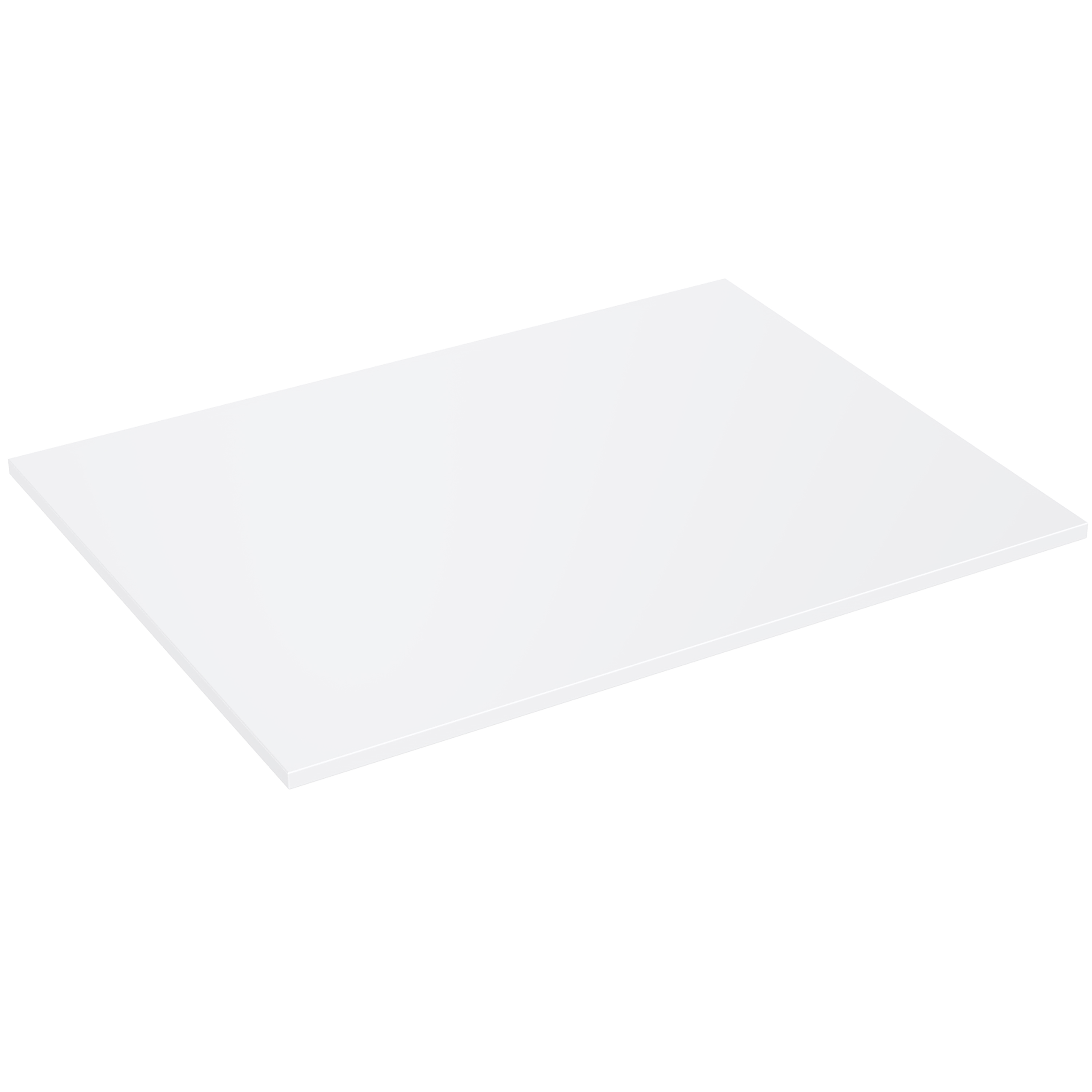 Polica za metalnu konstrukciju umivaonika K Concepto+ Smooth Steel, 65 cm, Korrtek, bijela