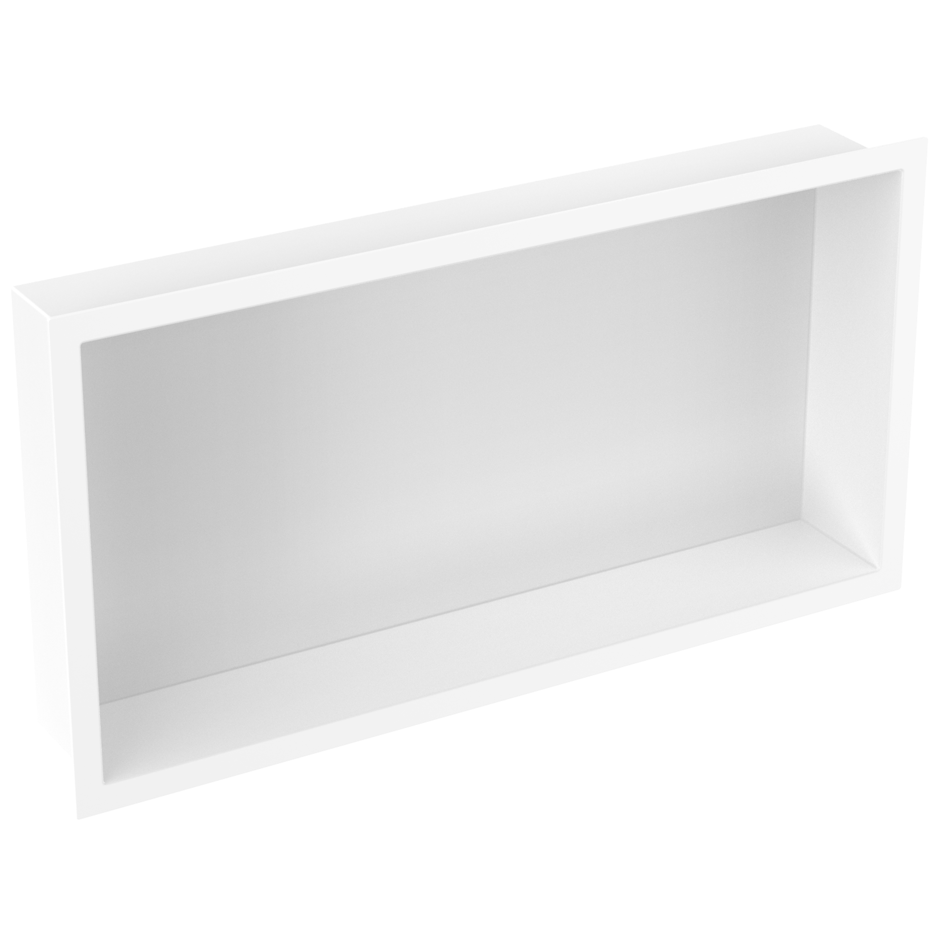Zidna niša Voxort s integriranim rubom, mat bijela, 300x600x100
