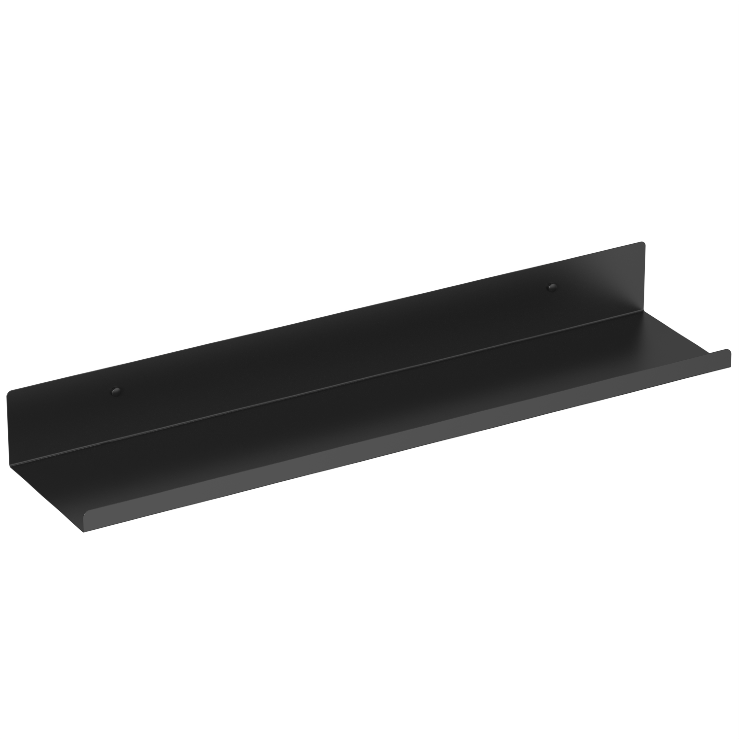 Polica Voxort 830, 11x5,5x50 cm, inox, L crna 