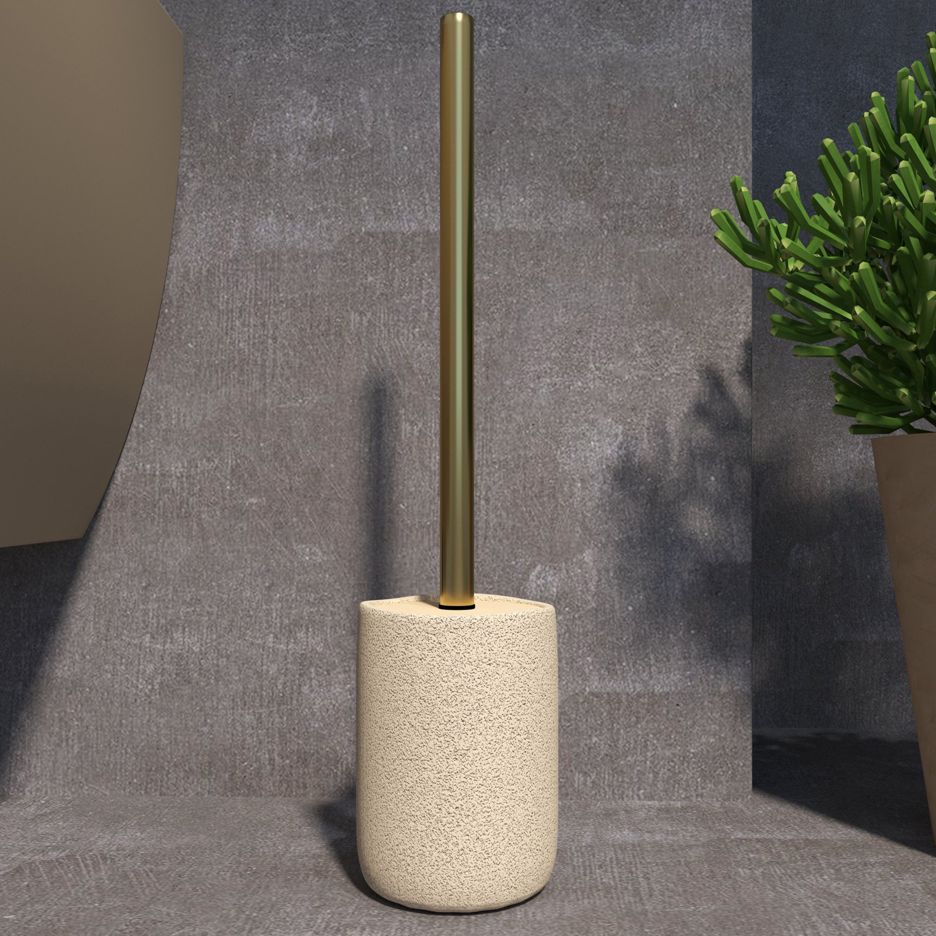 Toaletna četka Voxort Pierre, bež