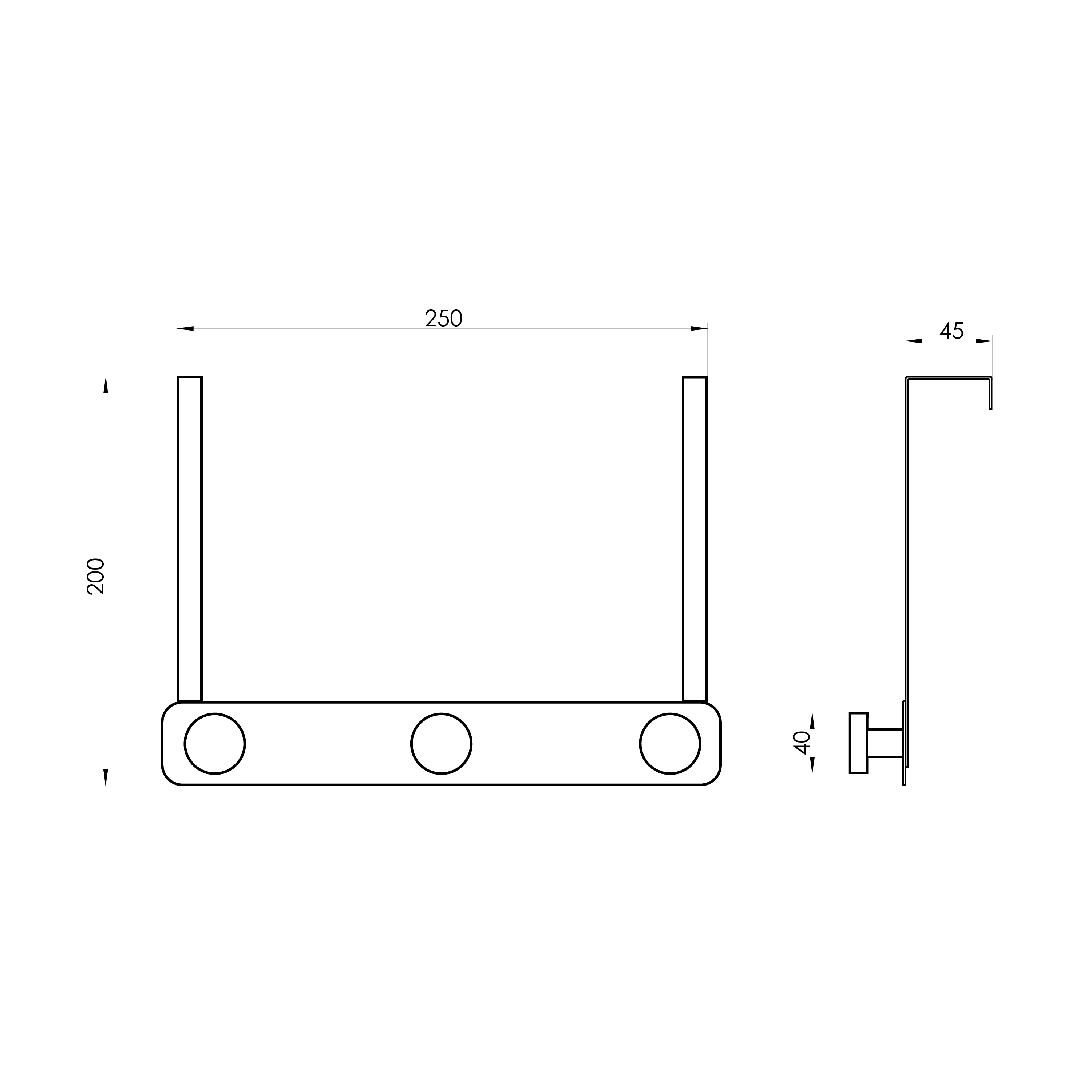 Vješalica Voxort 9000, 3/1,  za vrata, zelena