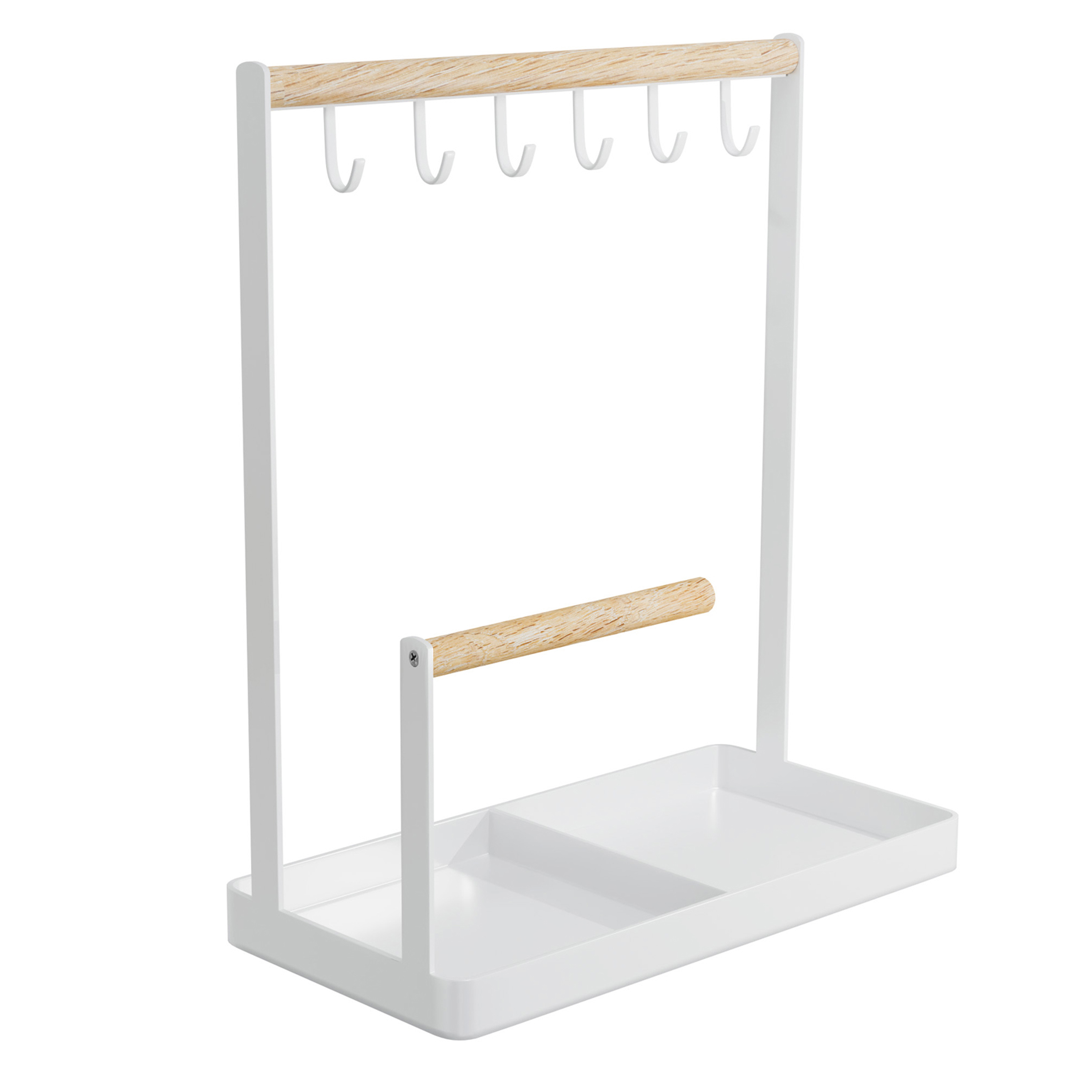 Stalak za nakit Voxort Sandy, mat bijeli