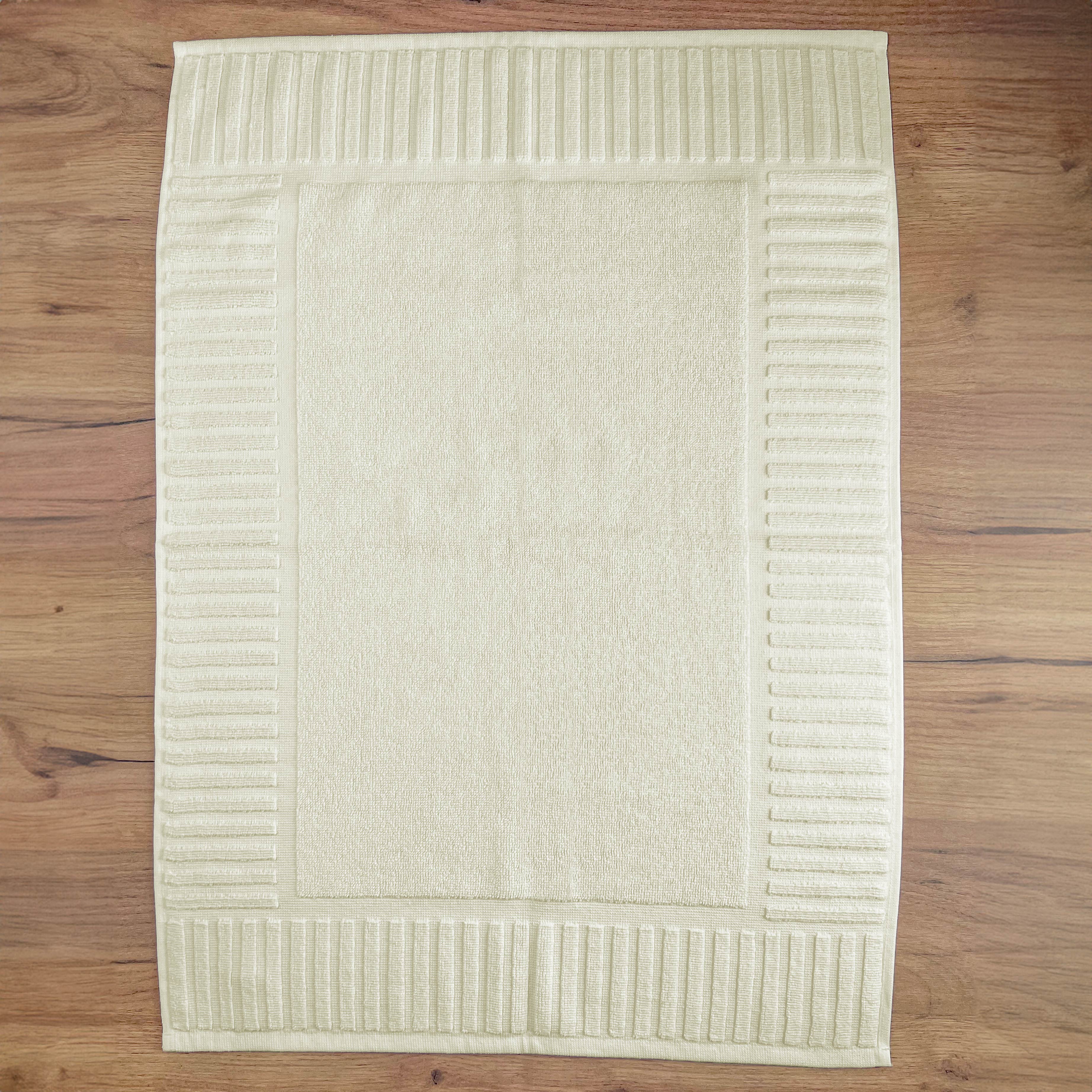 Tepih za kupaonicu Voxort Reja, 50x70 cm, 700 gsm, krem