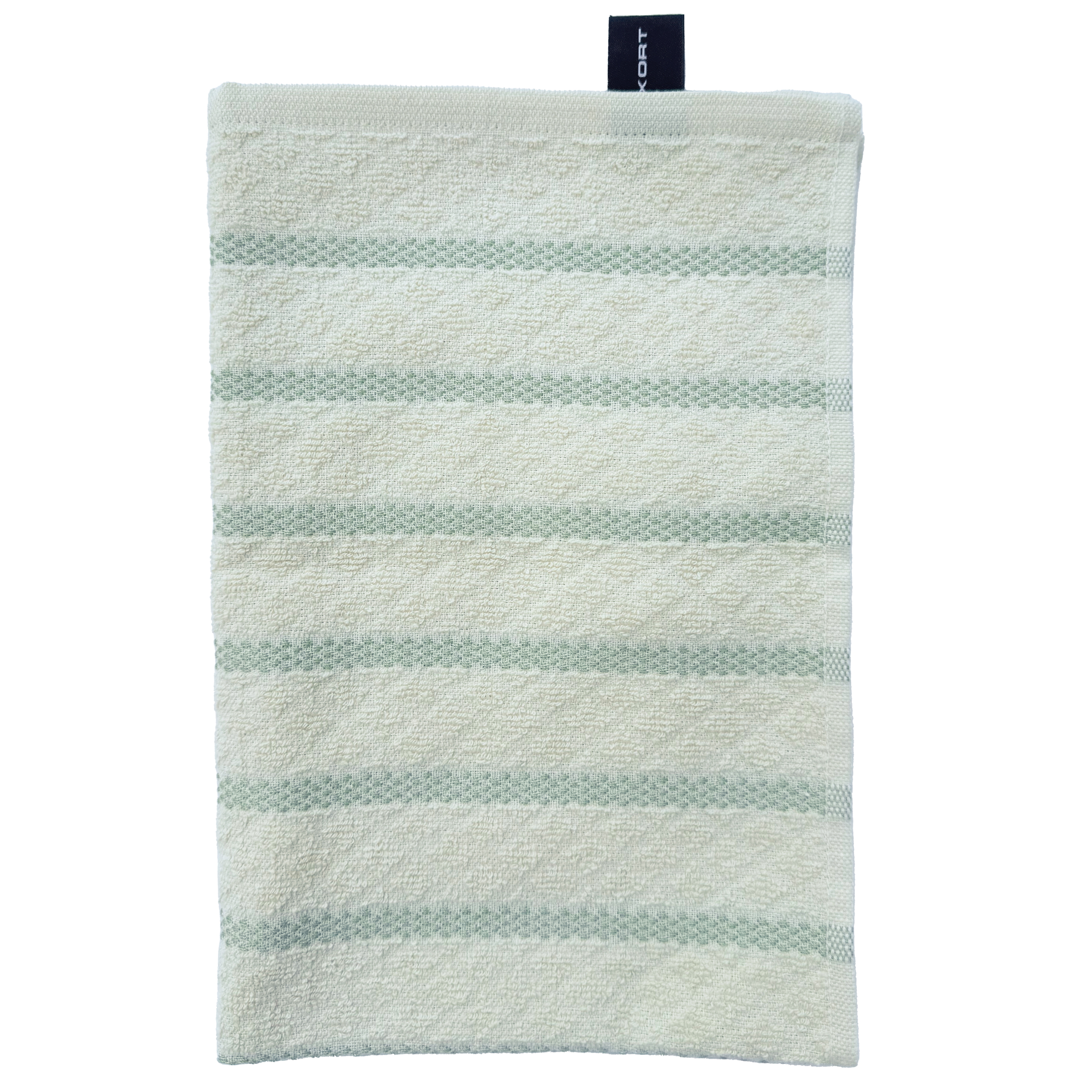 Kuhinjska krpa Voxort, 40x60 cm, 280 gsm, krem/zelena