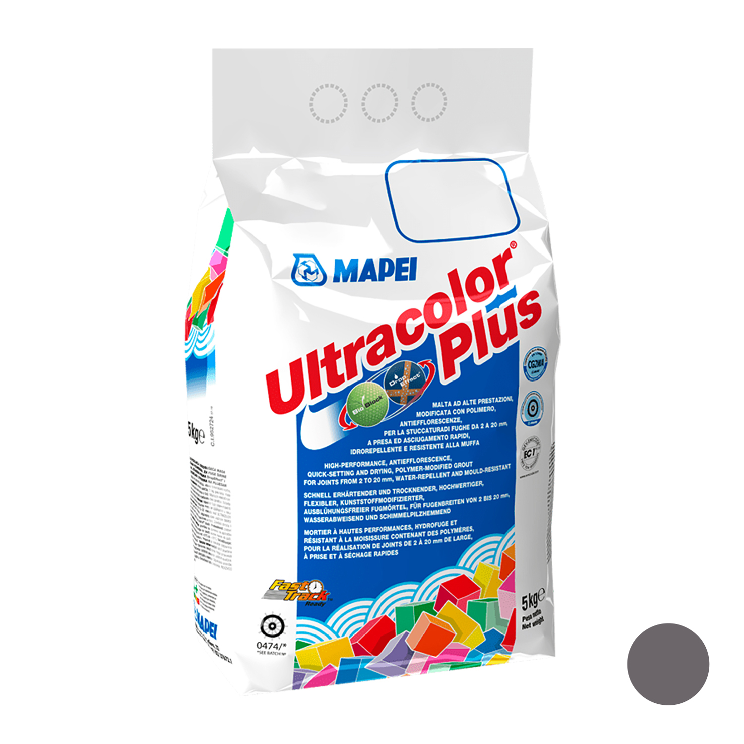 Fugir masa brzovezujuća Mapei Ultracolor Plus N.119 London Grey, 5 kg