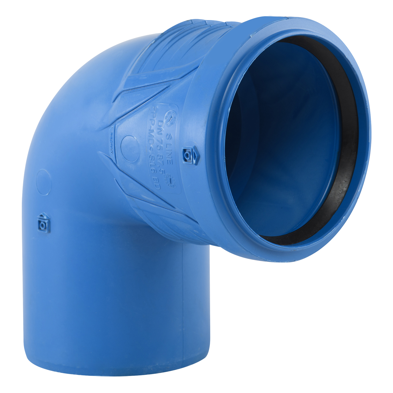 PP koljeno niskošumno Peštan S-line, 75 mm 87,5°