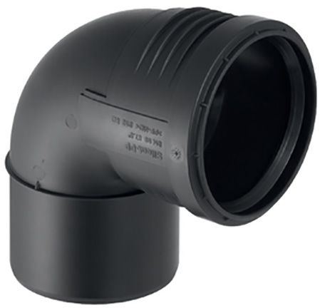PP koljeno niskošumno Geberit Silent, 75 mm 90°