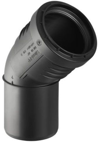 PP koljeno niskošumno Geberit Silent, 50 mm 45°