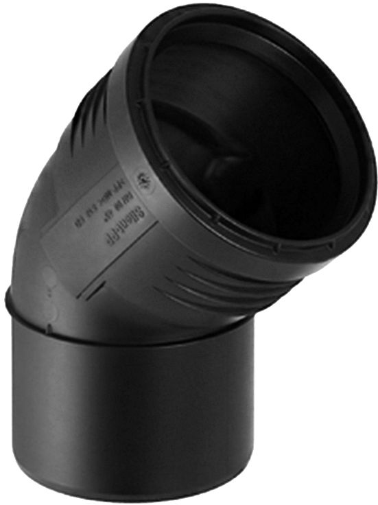 PP koljeno niskošumno Geberit Silent, 40 mm 45°