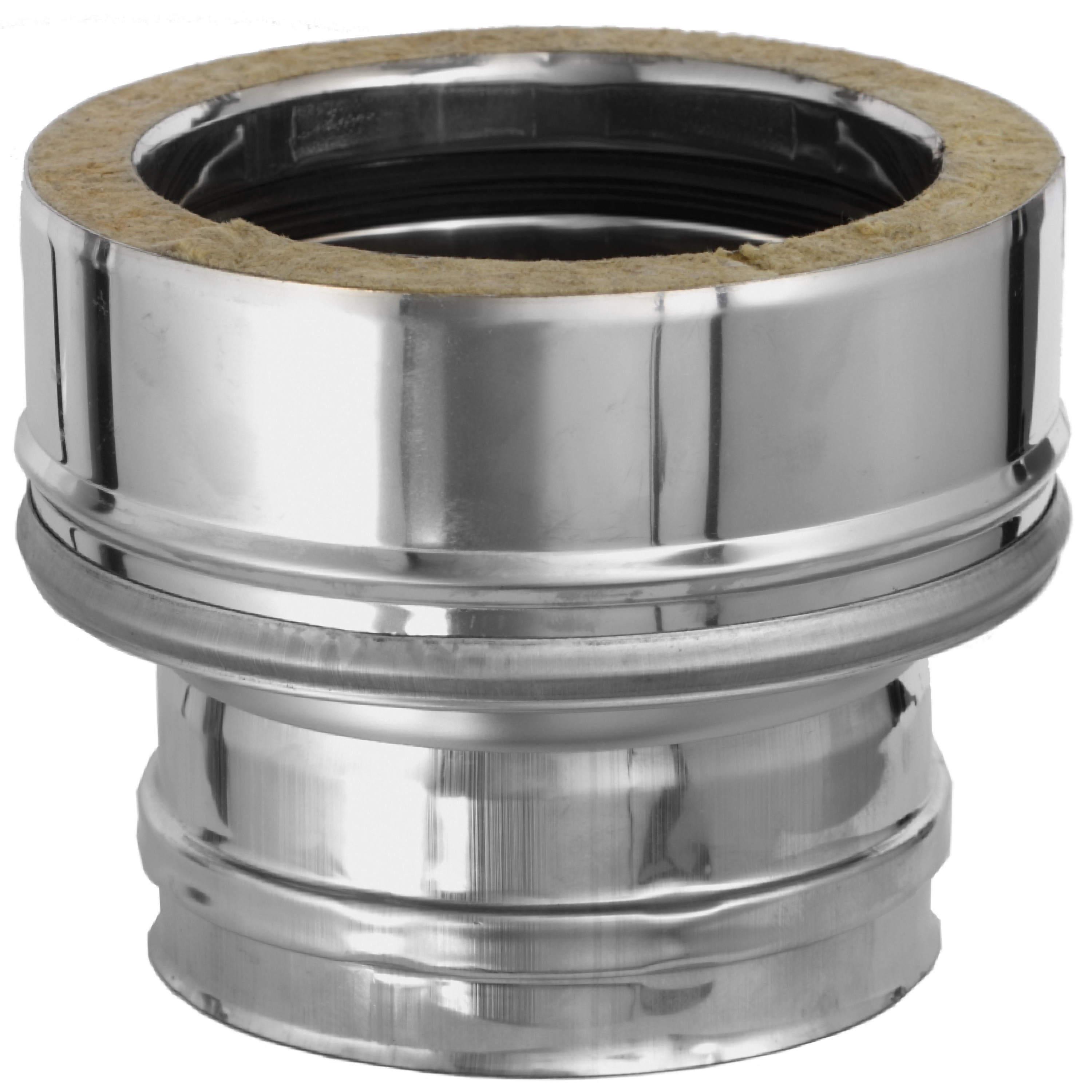 Dimovod Terma Inox adapter dupla stjenka/jednostruka stjenka ženski 100/150, 0,5mm