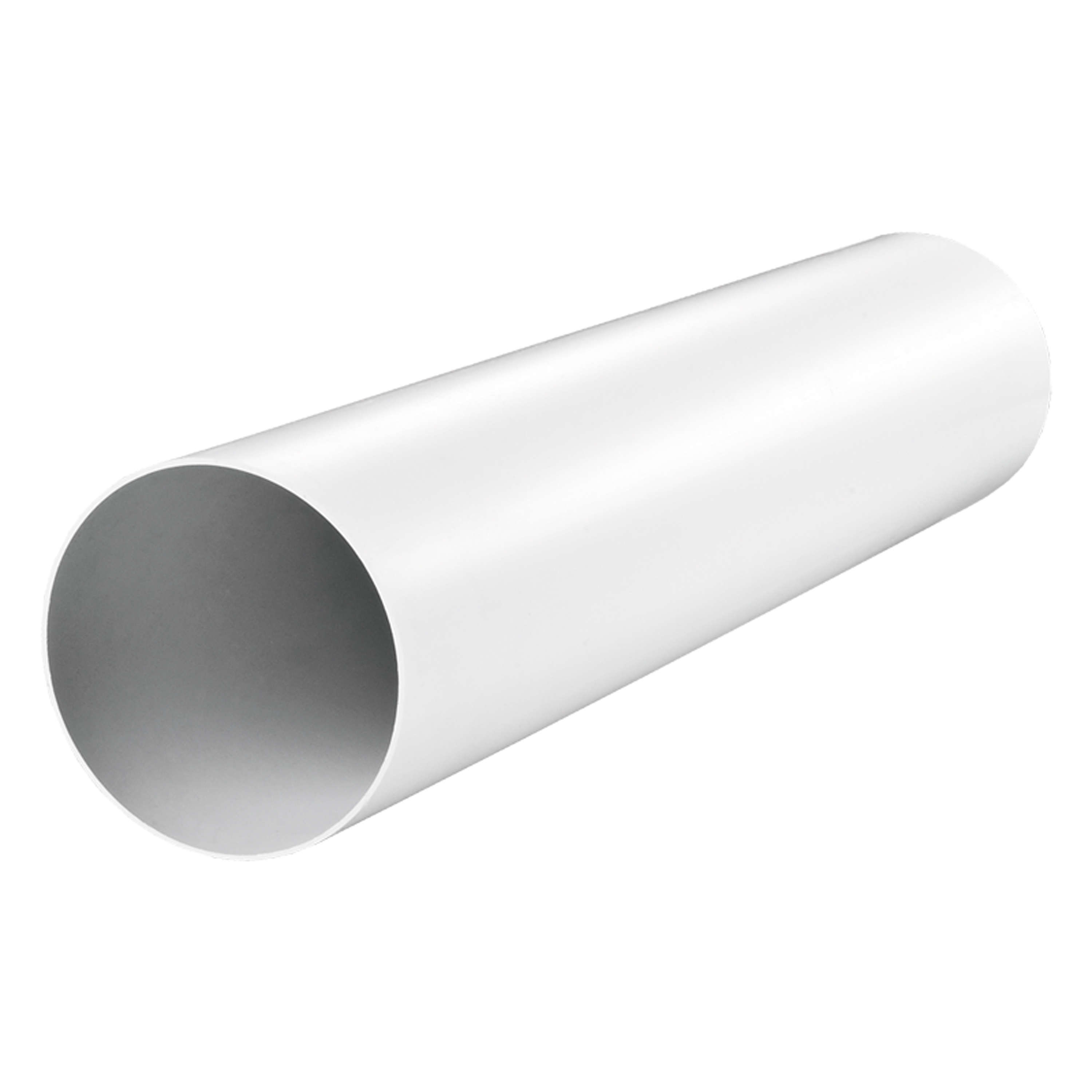 Cijev za ventilaciju PVC okrugla fi 125 mm, duljine 1000 mm, bijela