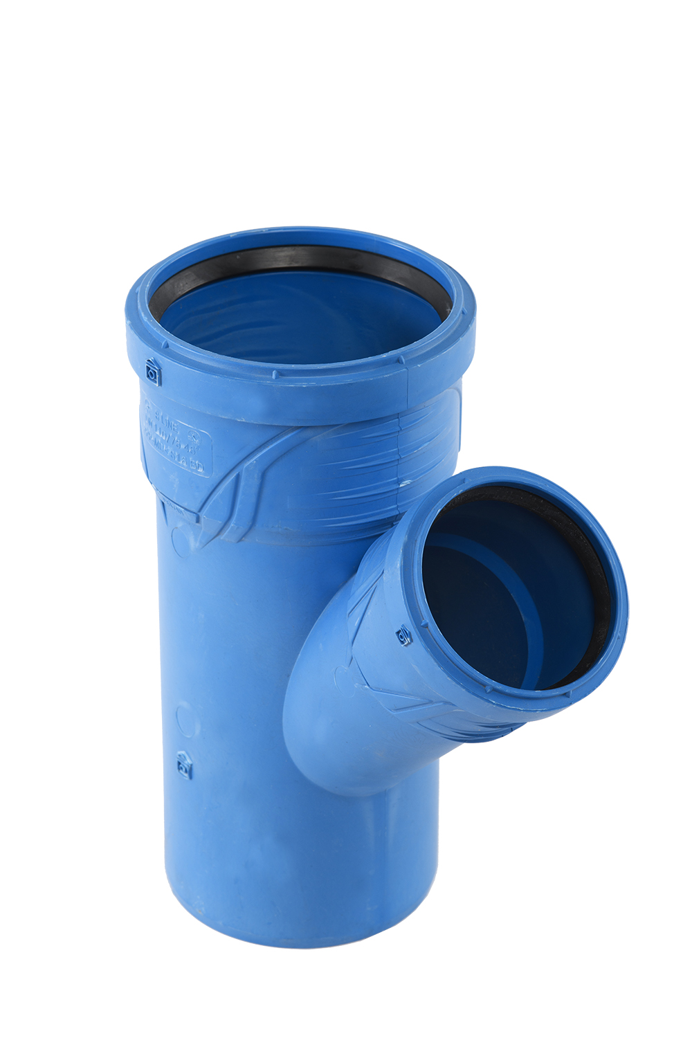 PP račva reducirana niskošumna Peštan S-line, 110/75 mm 45°