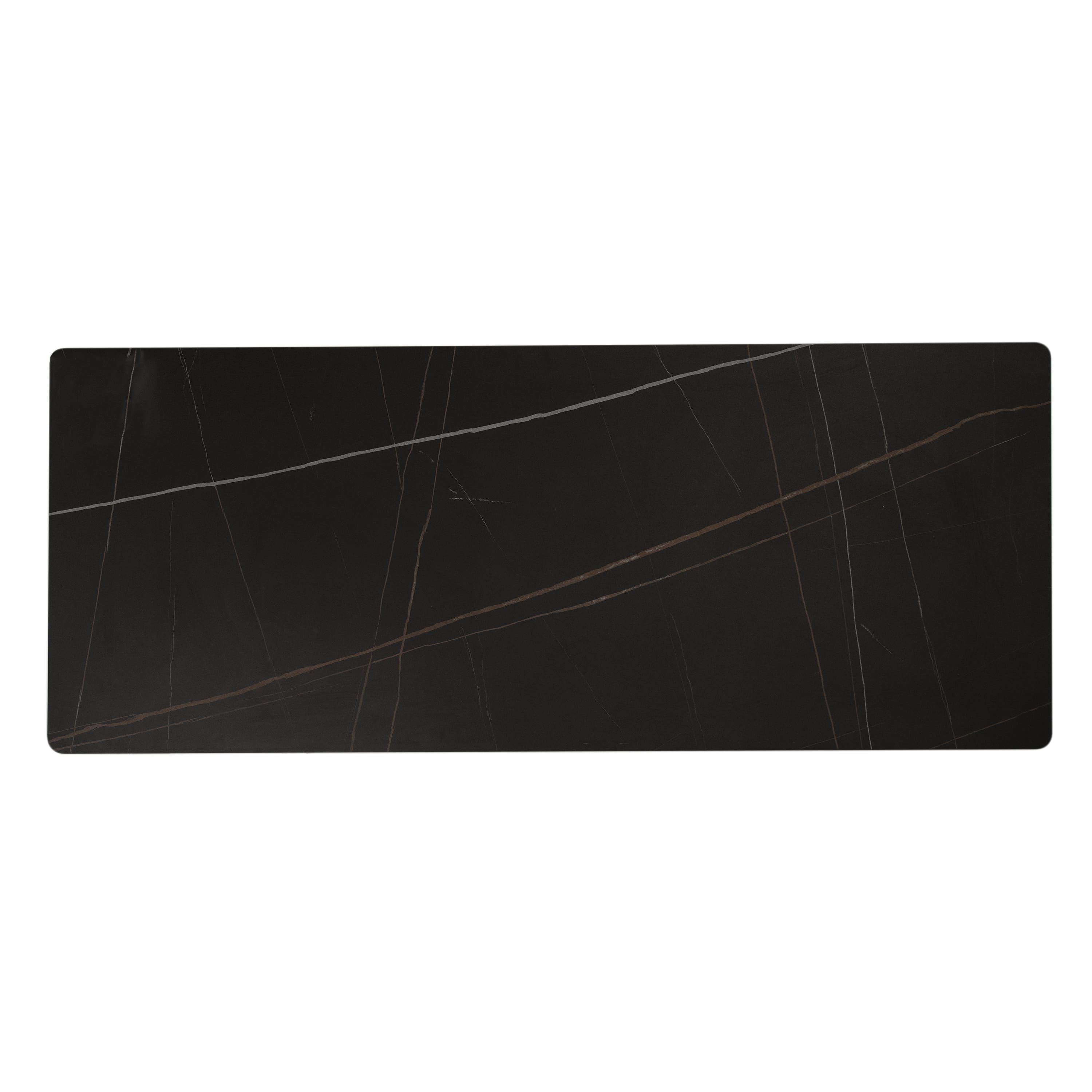 Ploča za stol Concepto Square Imperial Black Mat, 200x80 cm