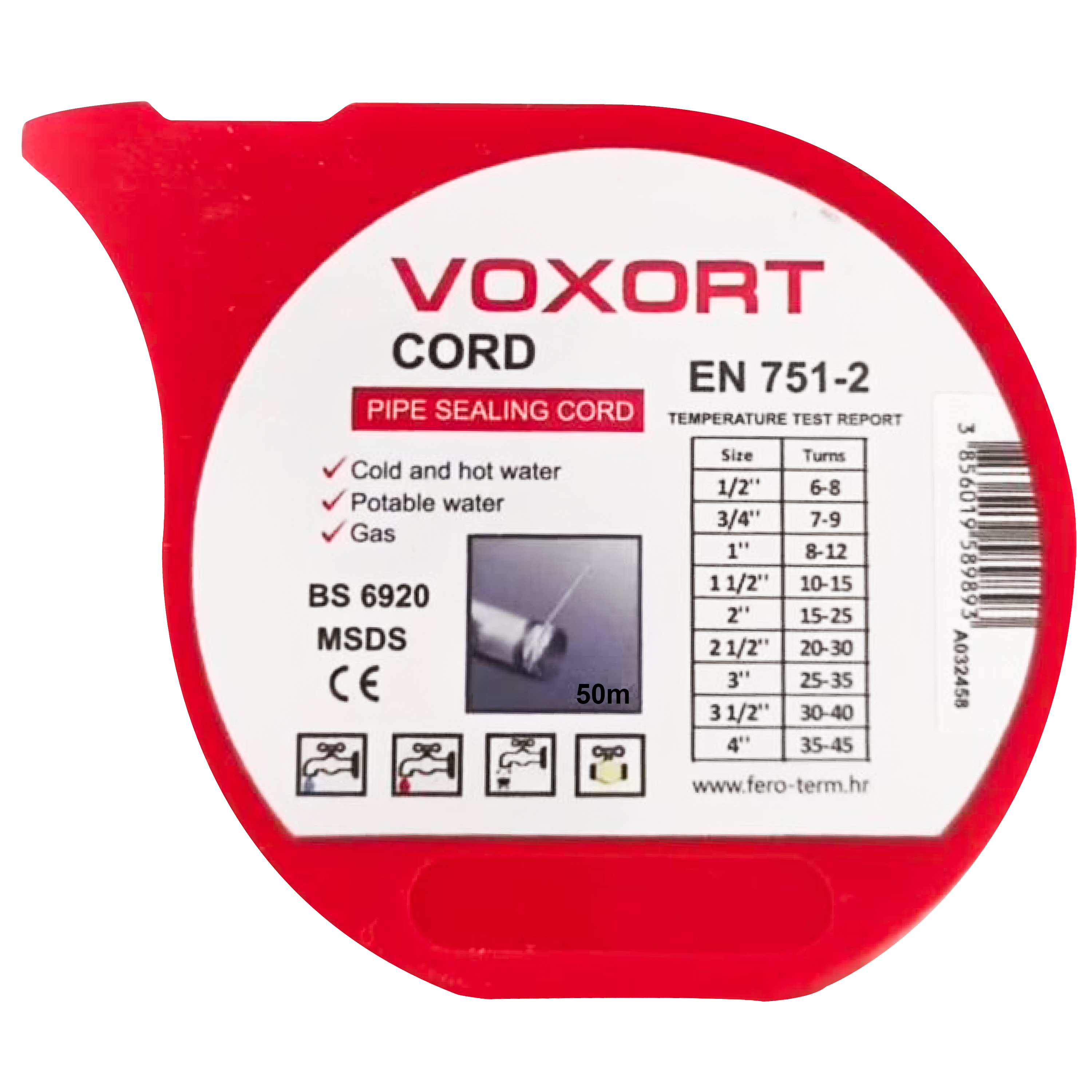 Nit za brtvljenje, Voxort, 50m