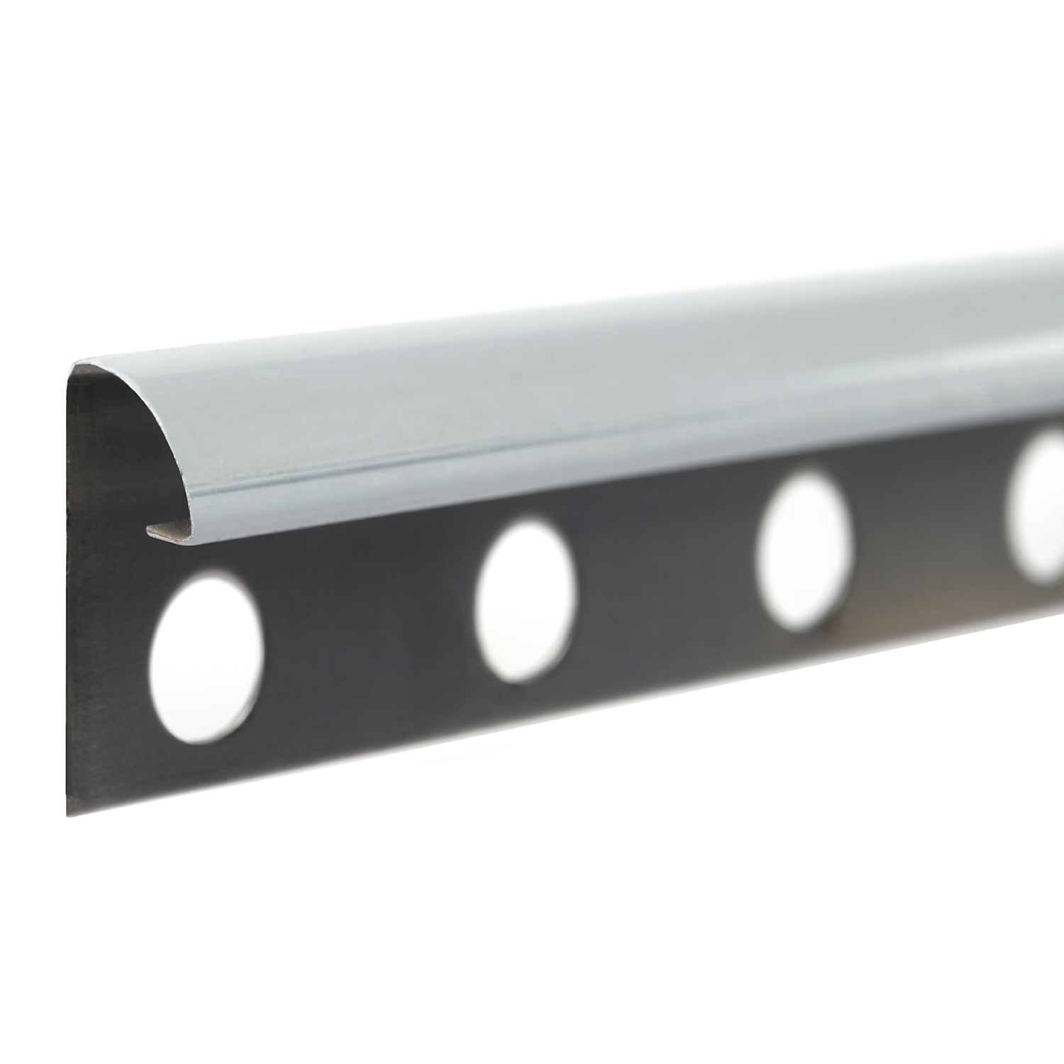 Lajsna zaobljena za vanjski kut Voxort Round Polish, inox, 10 mm, 2,7 m