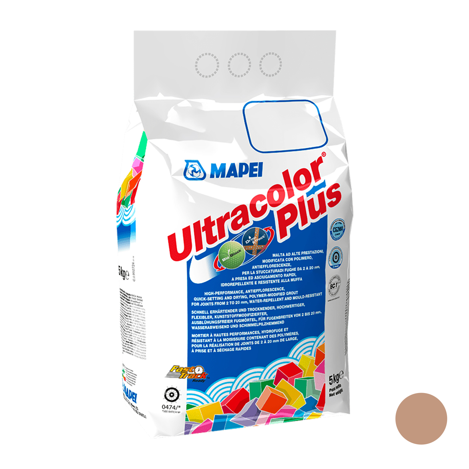 Fugir masa brzovezujuća Mapei Ultracolor Plus N.141 Caramel, 5 kg