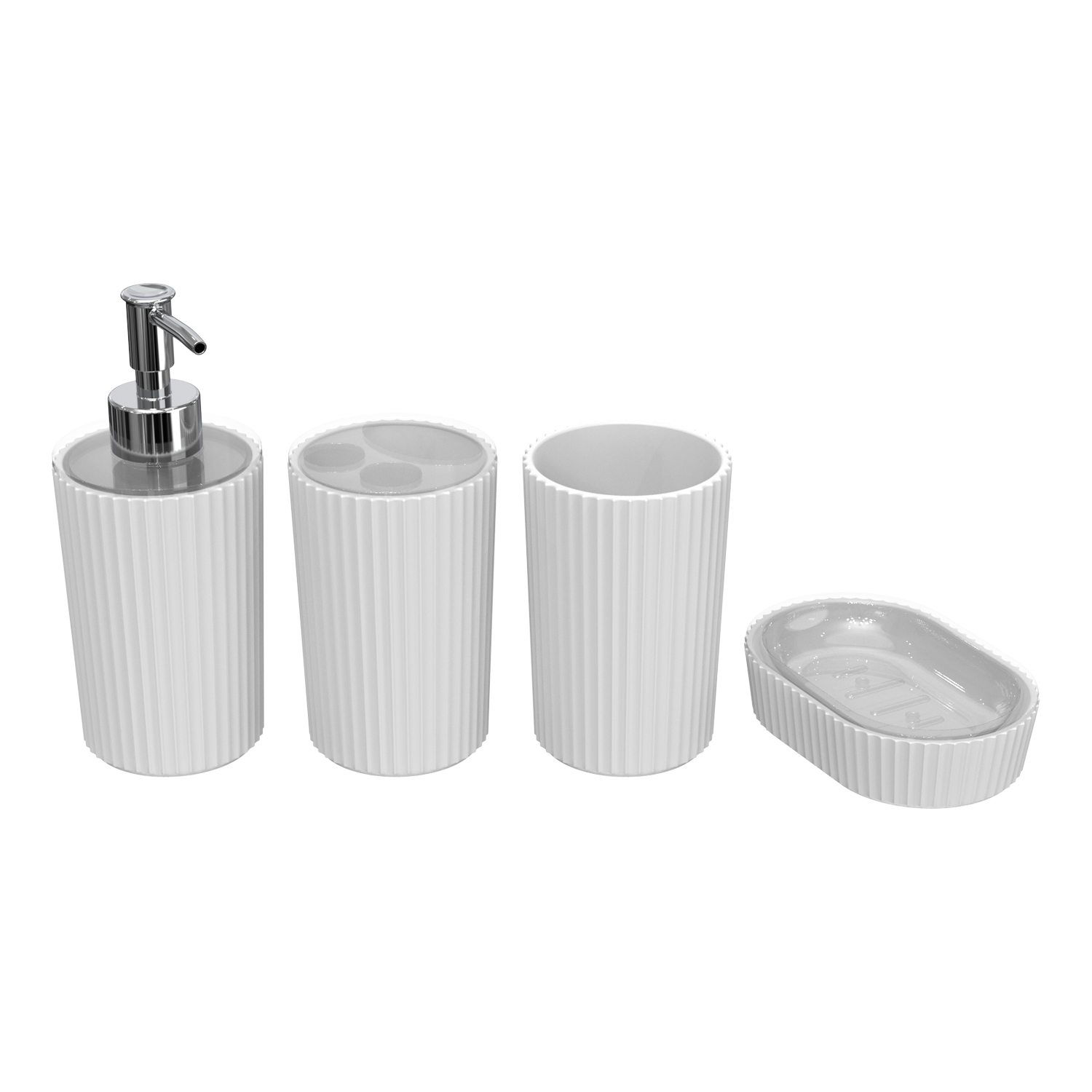 Set galanterije Voxort White, 4 kom/set