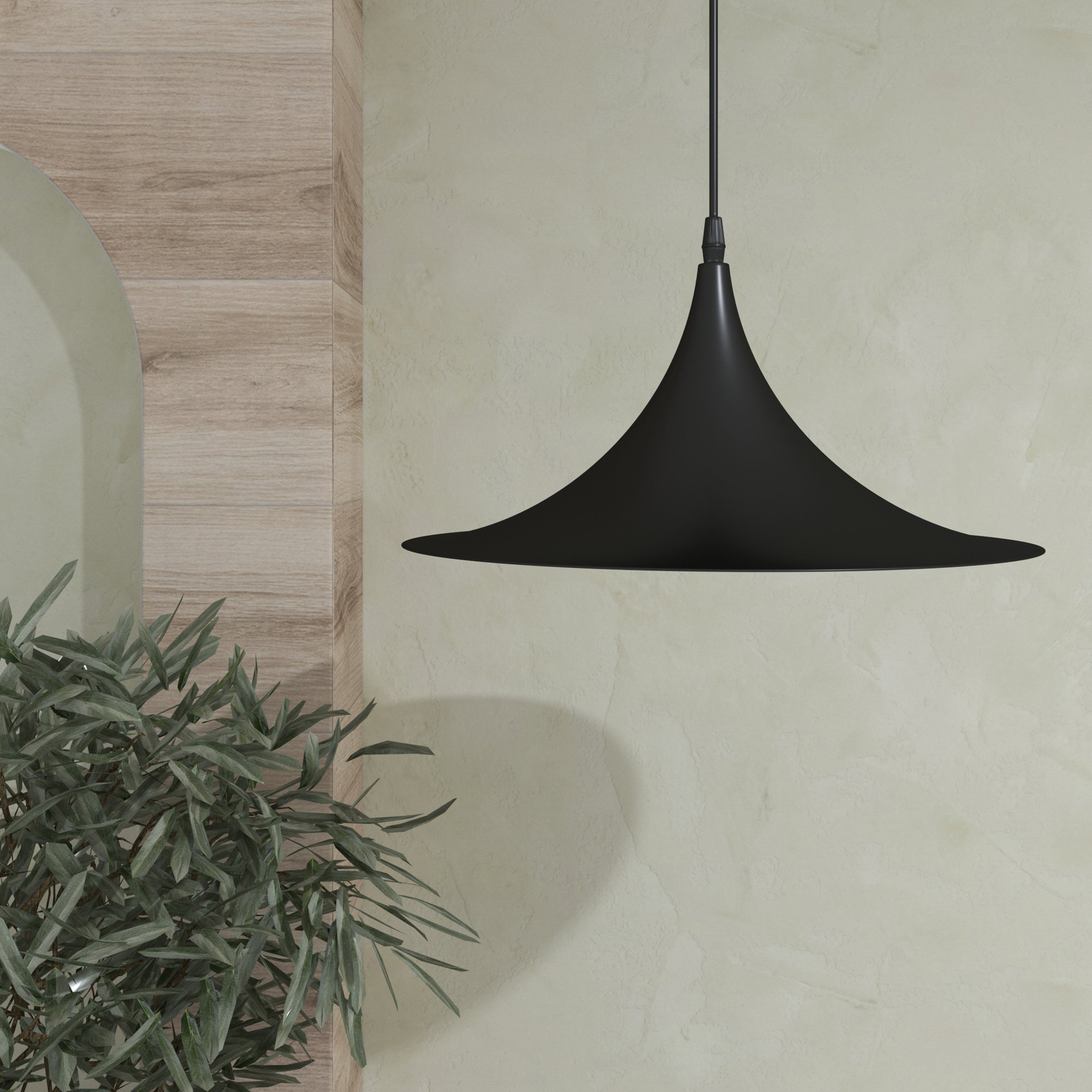 Luster Zorra Lighting Kitty (žarulja E27, 40x18 cm) crni