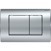 Tipka Geberit Delta30, sjajni krom