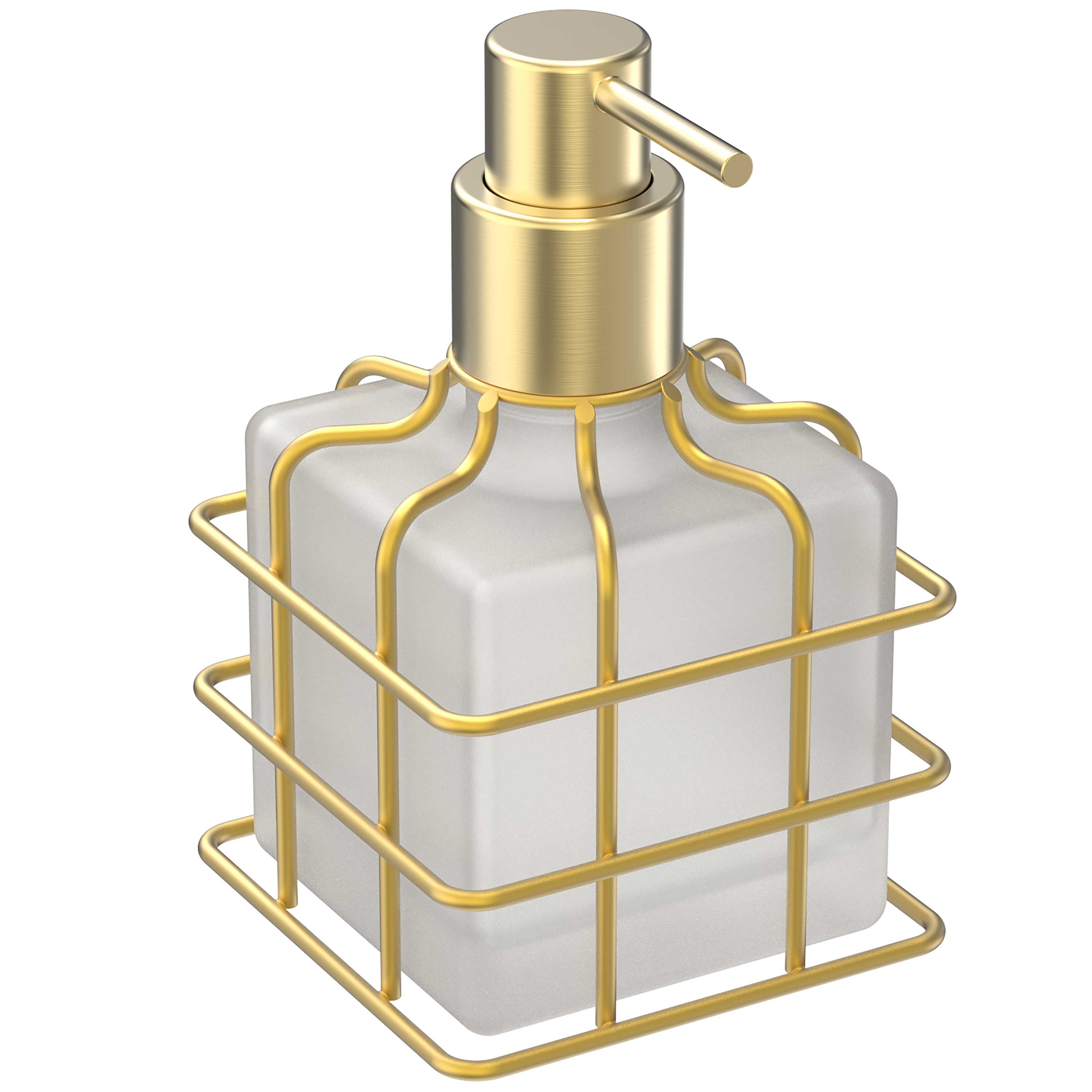 Dozator sapuna Voxort Ekol, Gold/White