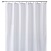 Zavjesa za kadu+12 PP kukica Tendance, bijela, 180x200 cm, poliester