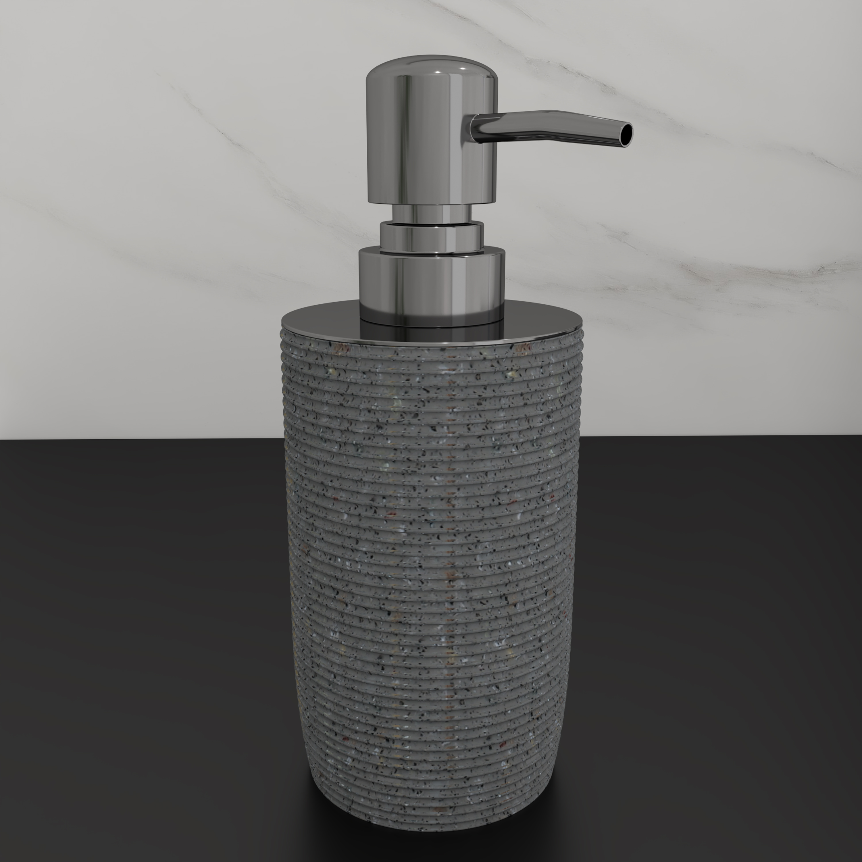 Dozator sapuna Voxort Gray/Chrome Stone