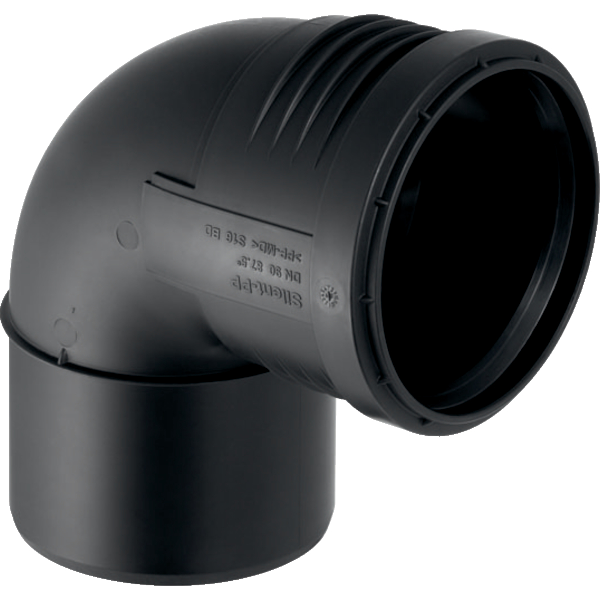PP koljeno niskošumno Geberit Silent, 90 mm 90°, new