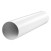 Cijev za ventilaciju PVC okrugla fi 100 mm, duljine 1000 mm, bijela