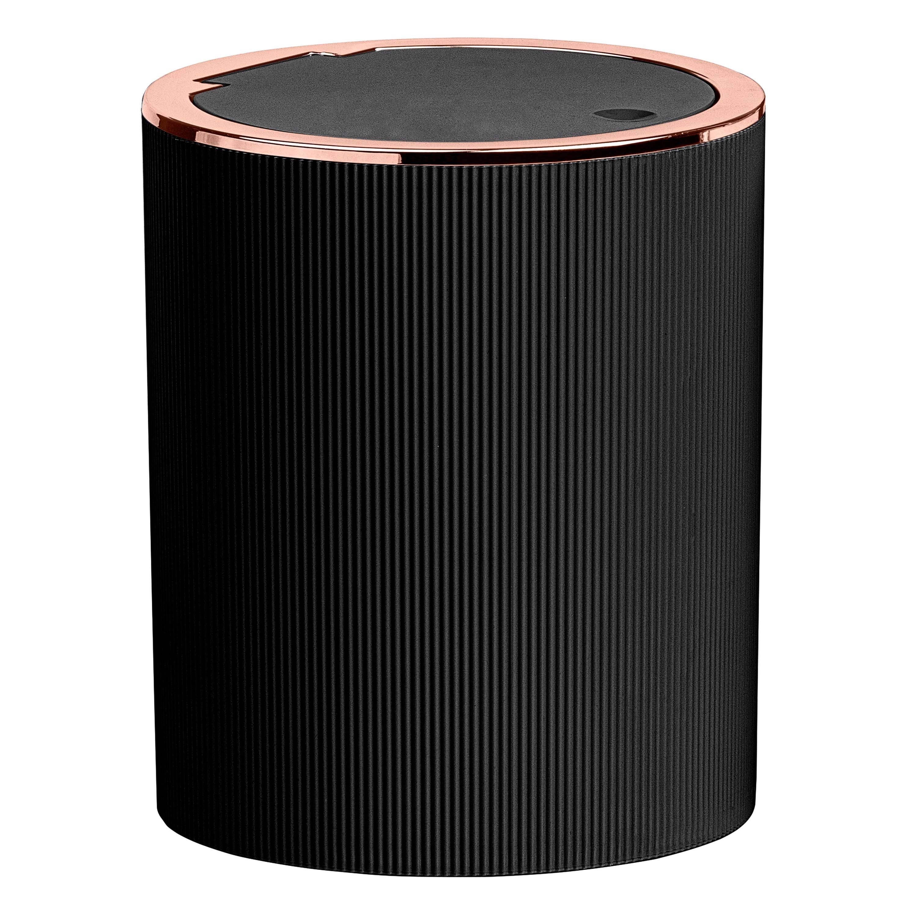 Kanta s poklopcem Voxort Round, 5 l, black/rose gold