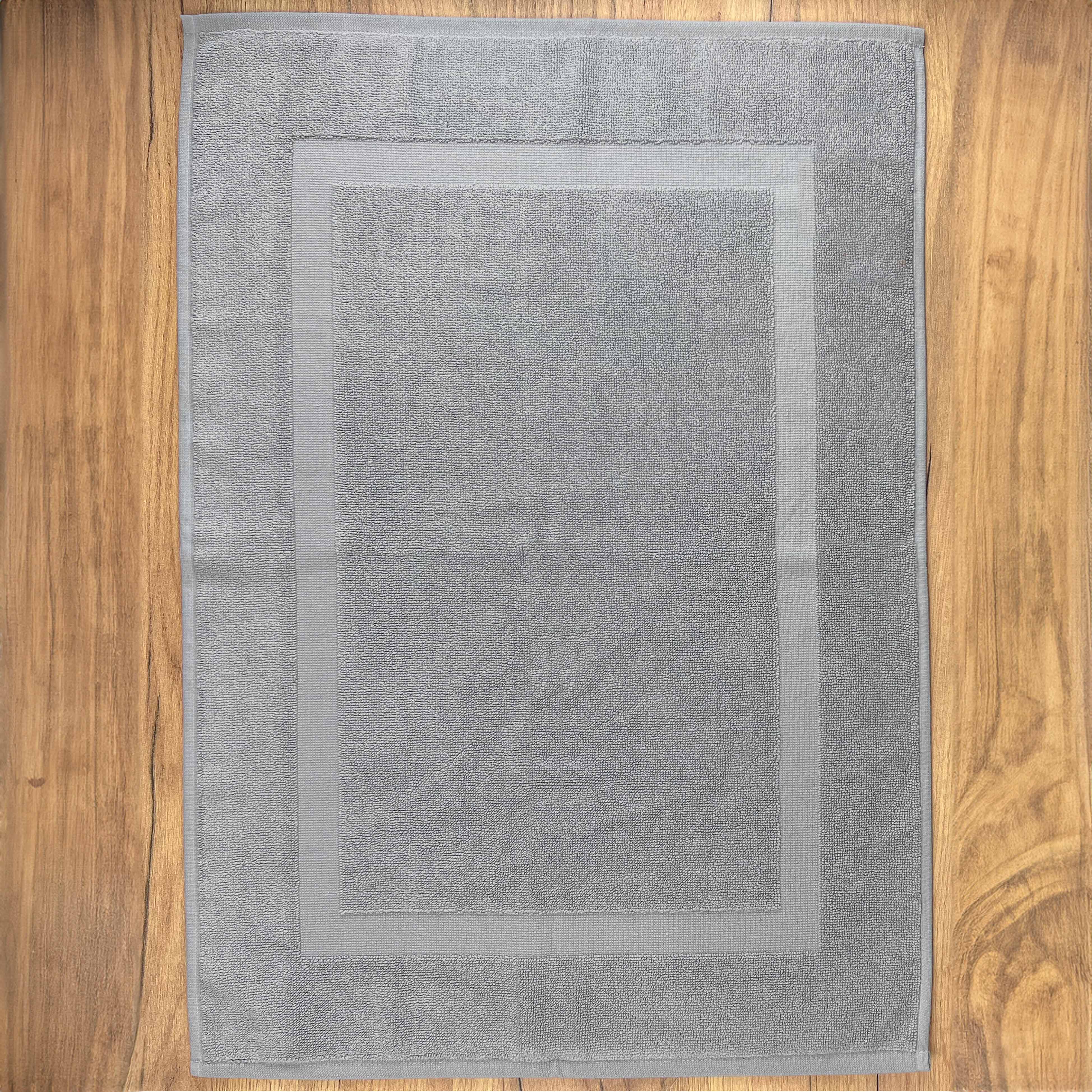 Tepih za kupaonicu Voxort Temida, 50x70 cm, 700 gsm, sivi