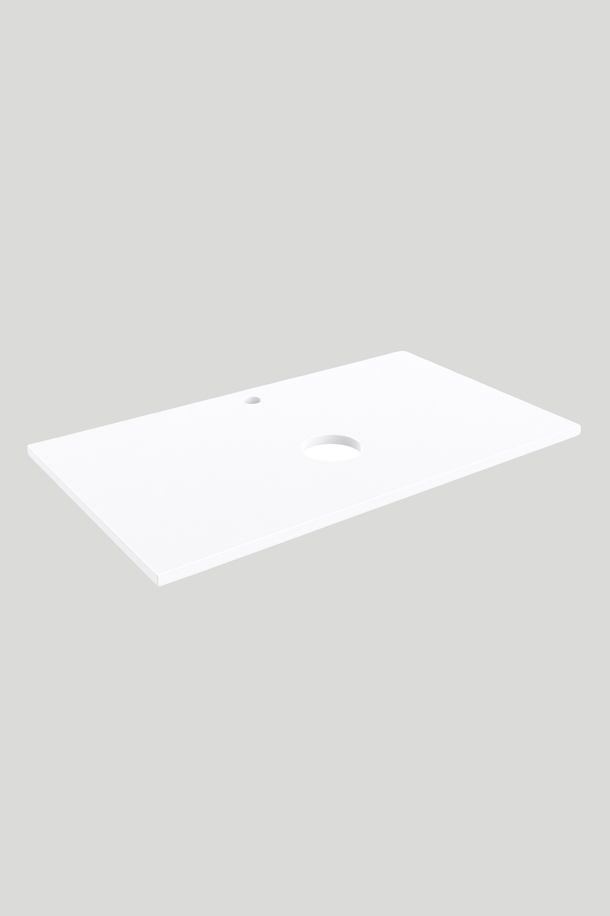 Ploča za nadgradni umivaonik Concepto+ Stone Glass A, 81x47x1,8 cm