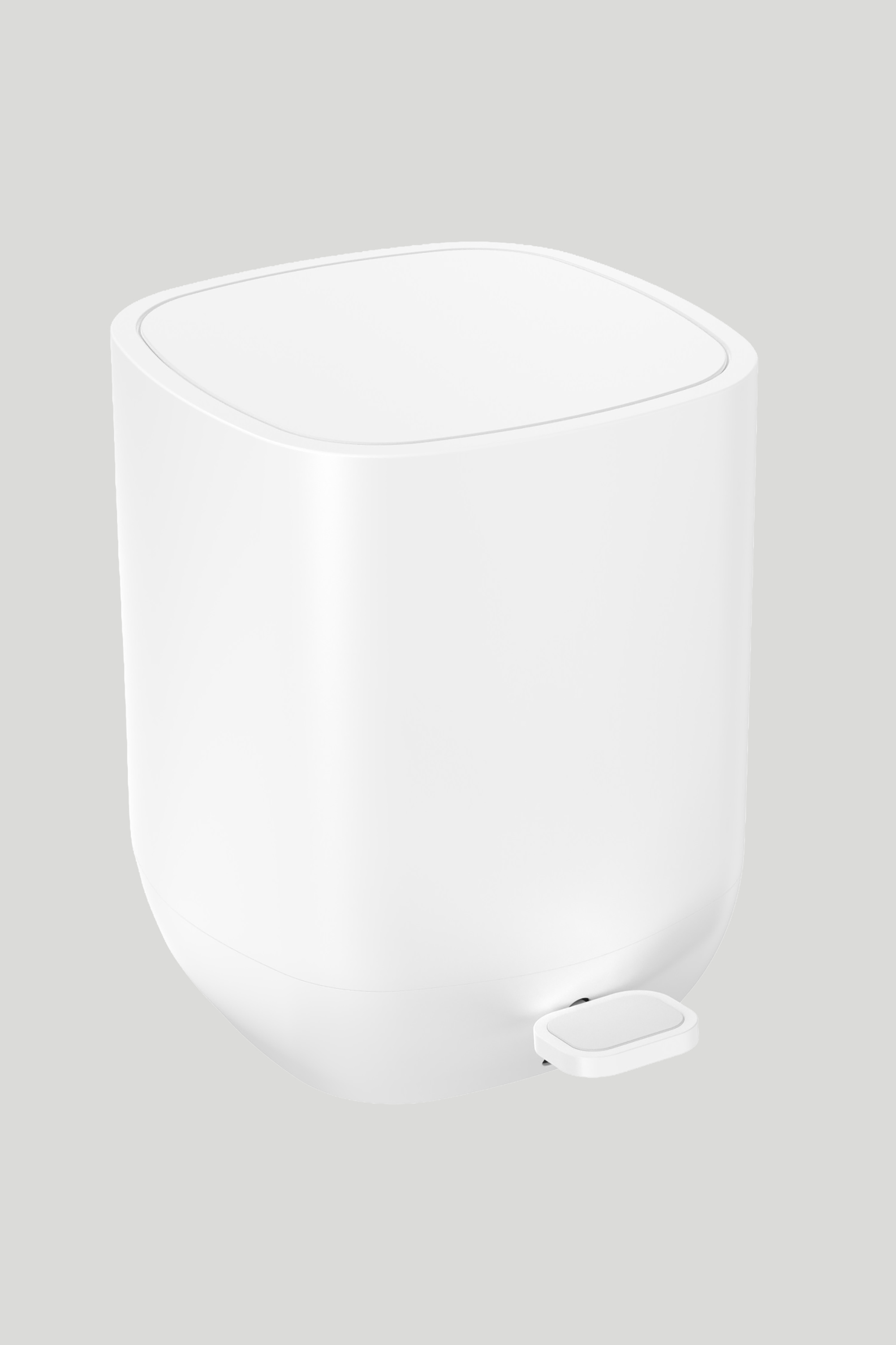 Kanta s poklopcem Voxort Square, 5 l, bijela