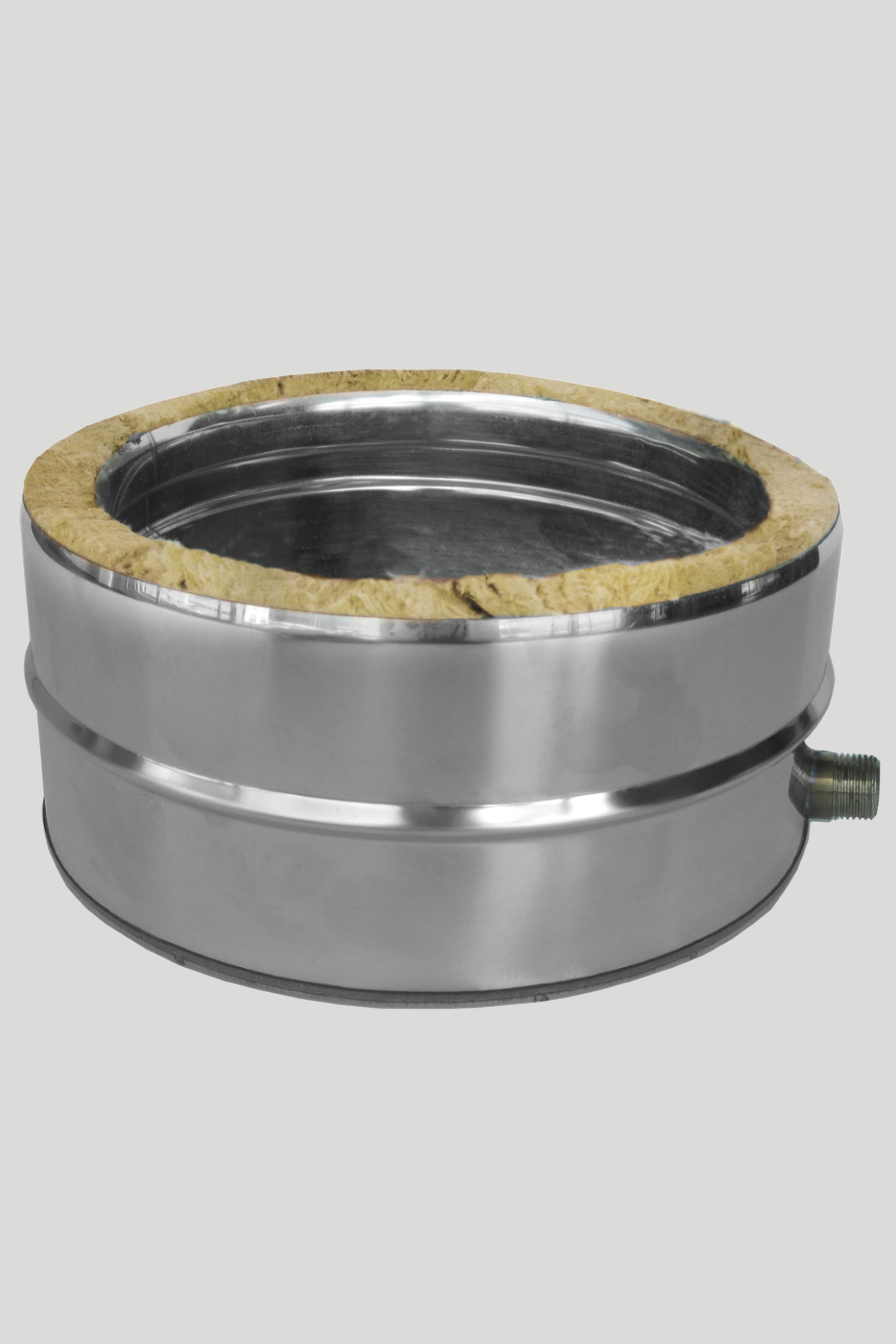 Dimovod Terma Inox odvajač kondenzata izolirani, s bočnim otvorom, 130/180, 0,5mm