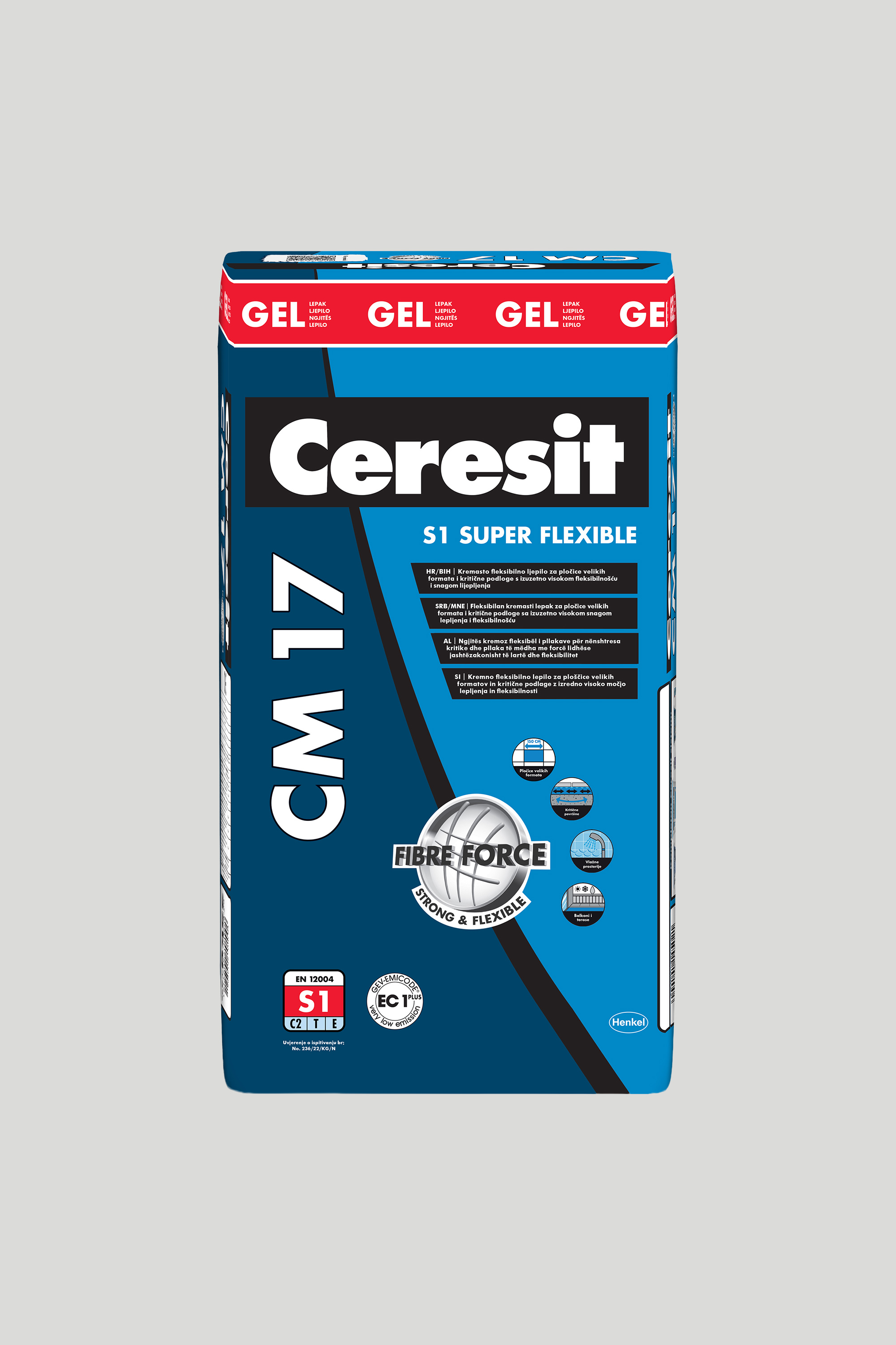Ljepilo fleksibilno Ceresit CM 17 (C2TE S1), 25 kg