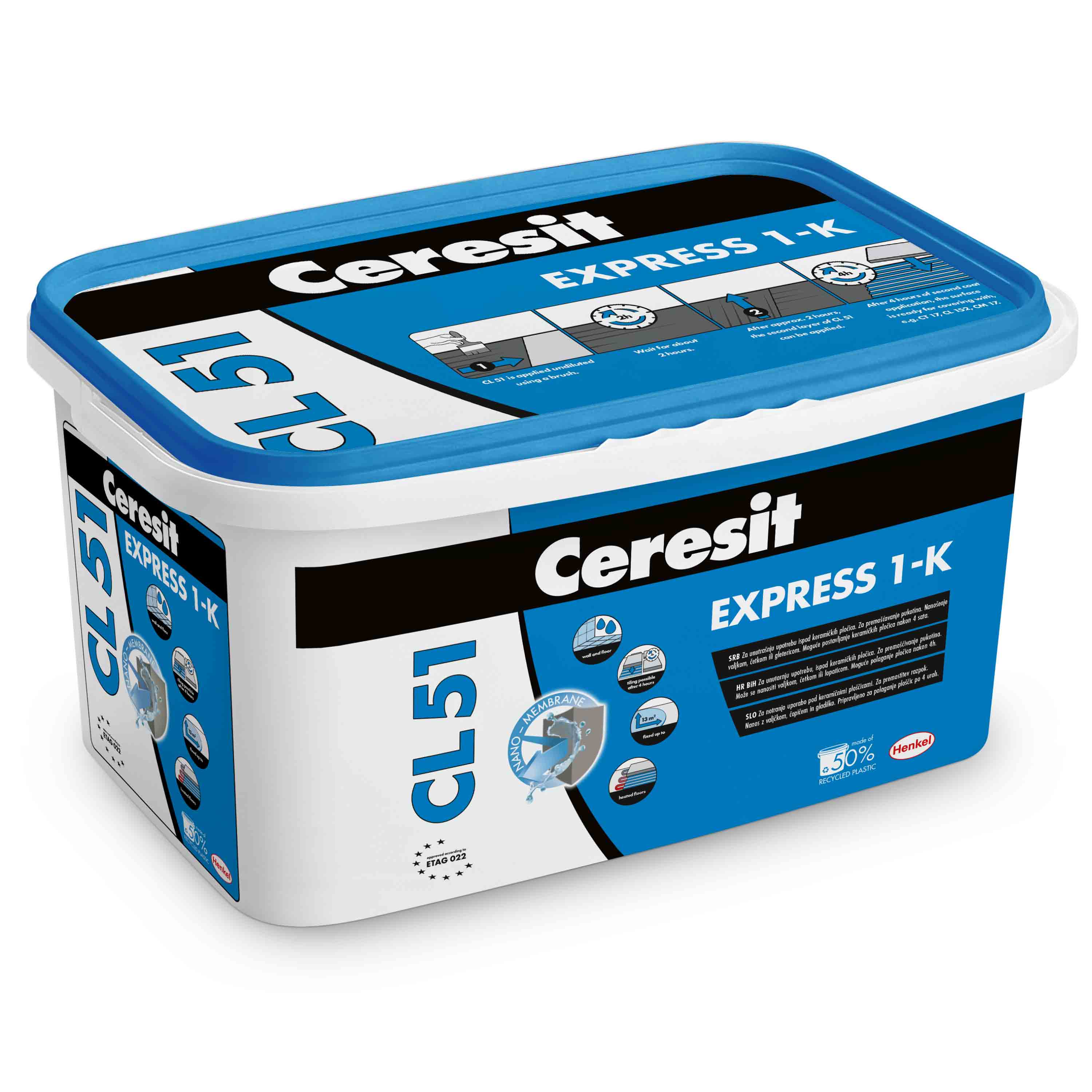 Hidroizolacija Ceresit CL51, jednokomponentna, 15 kg