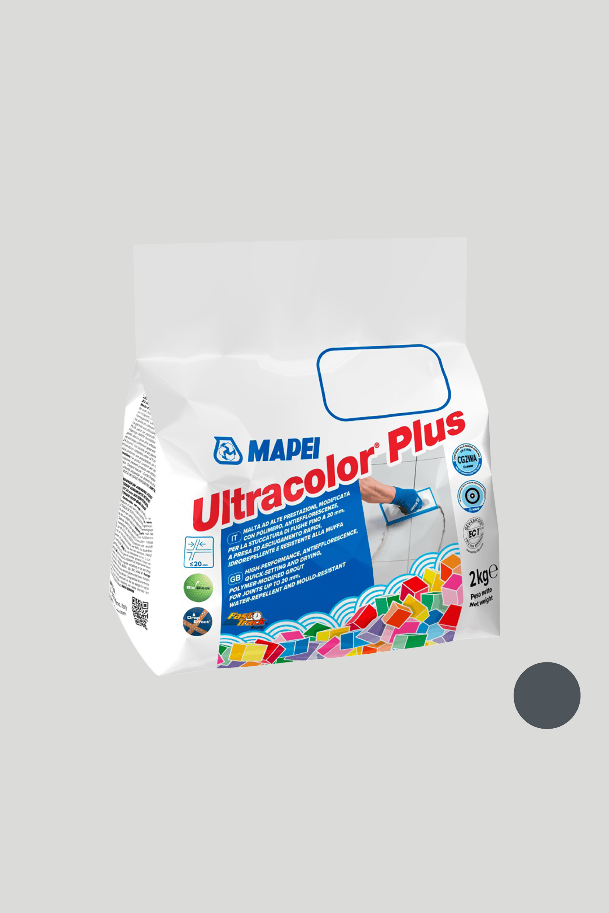 Fugir masa brzovezujuća Mapei Ultracolor Plus N.114 Anthracite, 2 kg