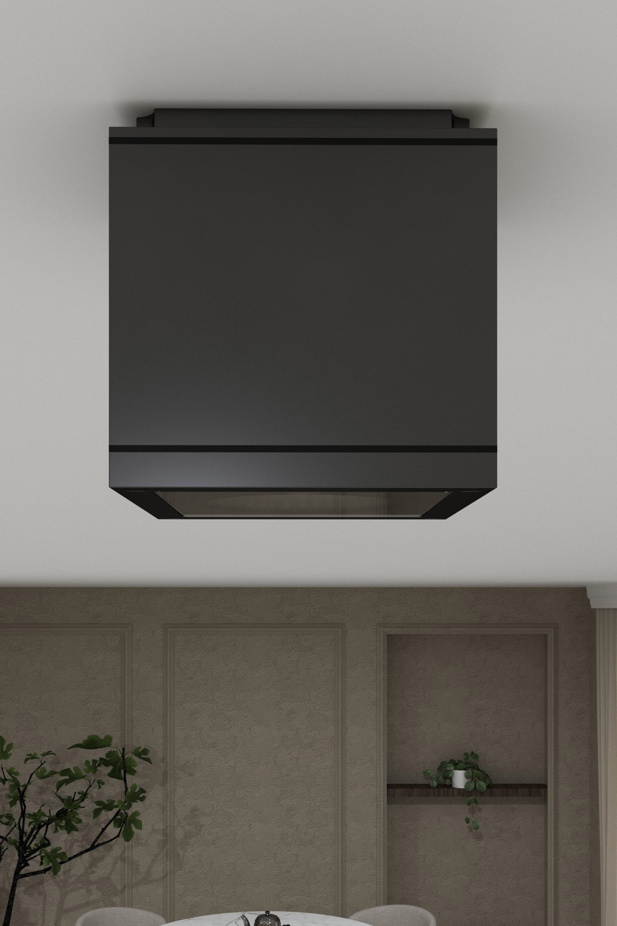 Stropna lampa od 12 W Zorra Lighting Nora (IP65) crna
