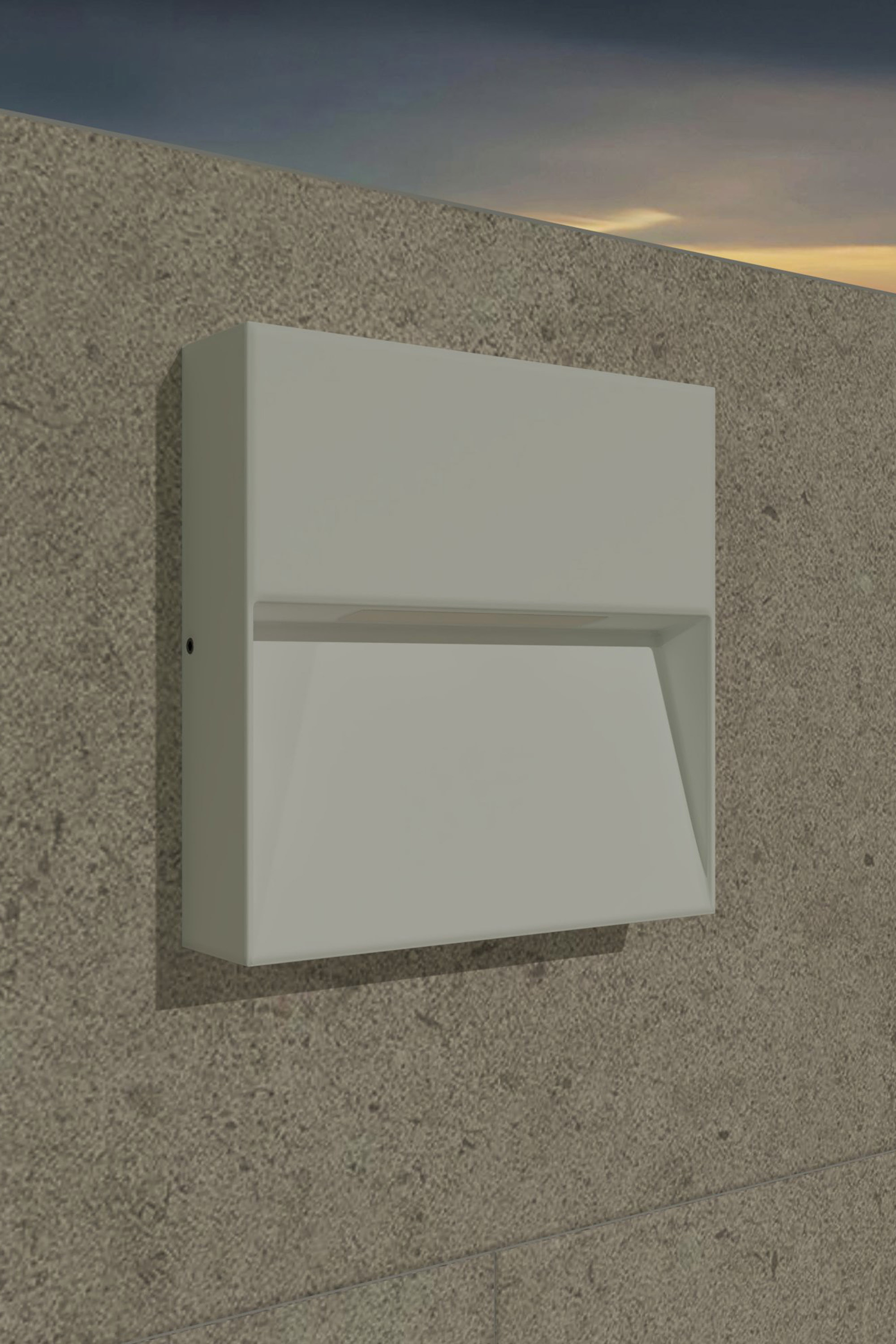 Zidna lampa od 6 W Zorra Lighting Monica (IP54, vanjska) bijela