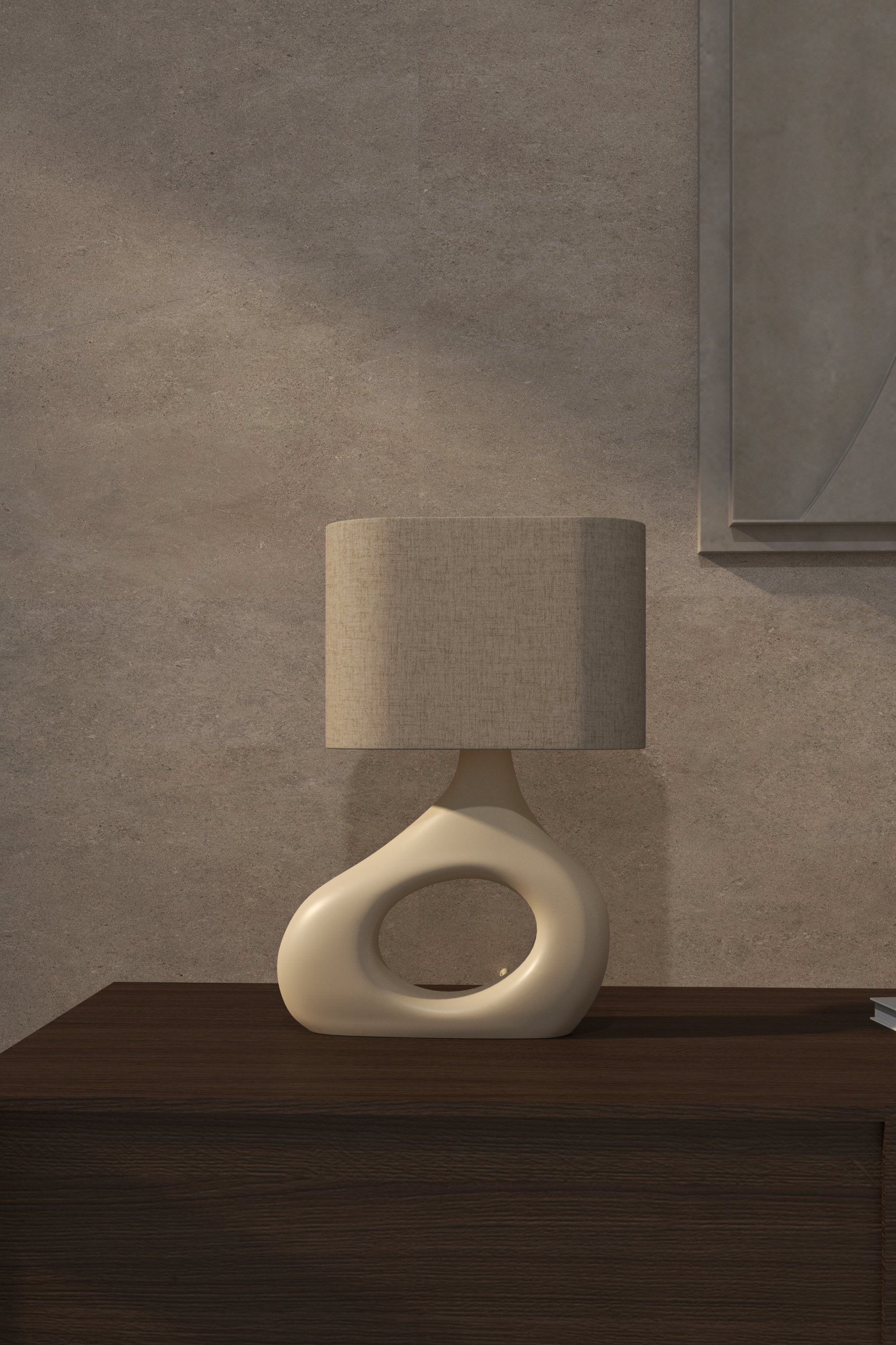 Stolna lampa Zorra Lighting, Ella, 25W, E27, krem