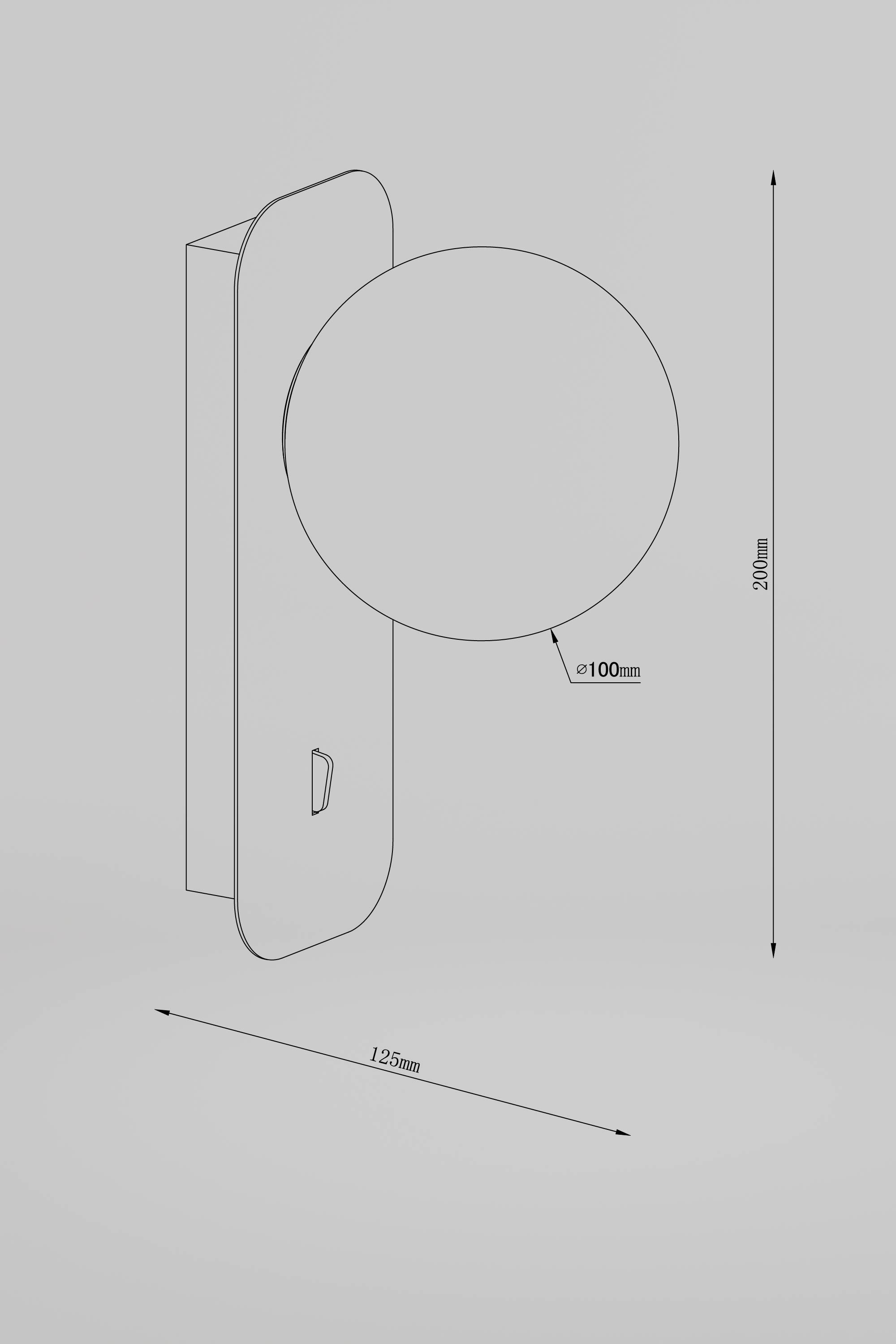 Zidna lampa Zorra Lighting Serena (1xG9, IP20, D100x200x125mm) zlatna