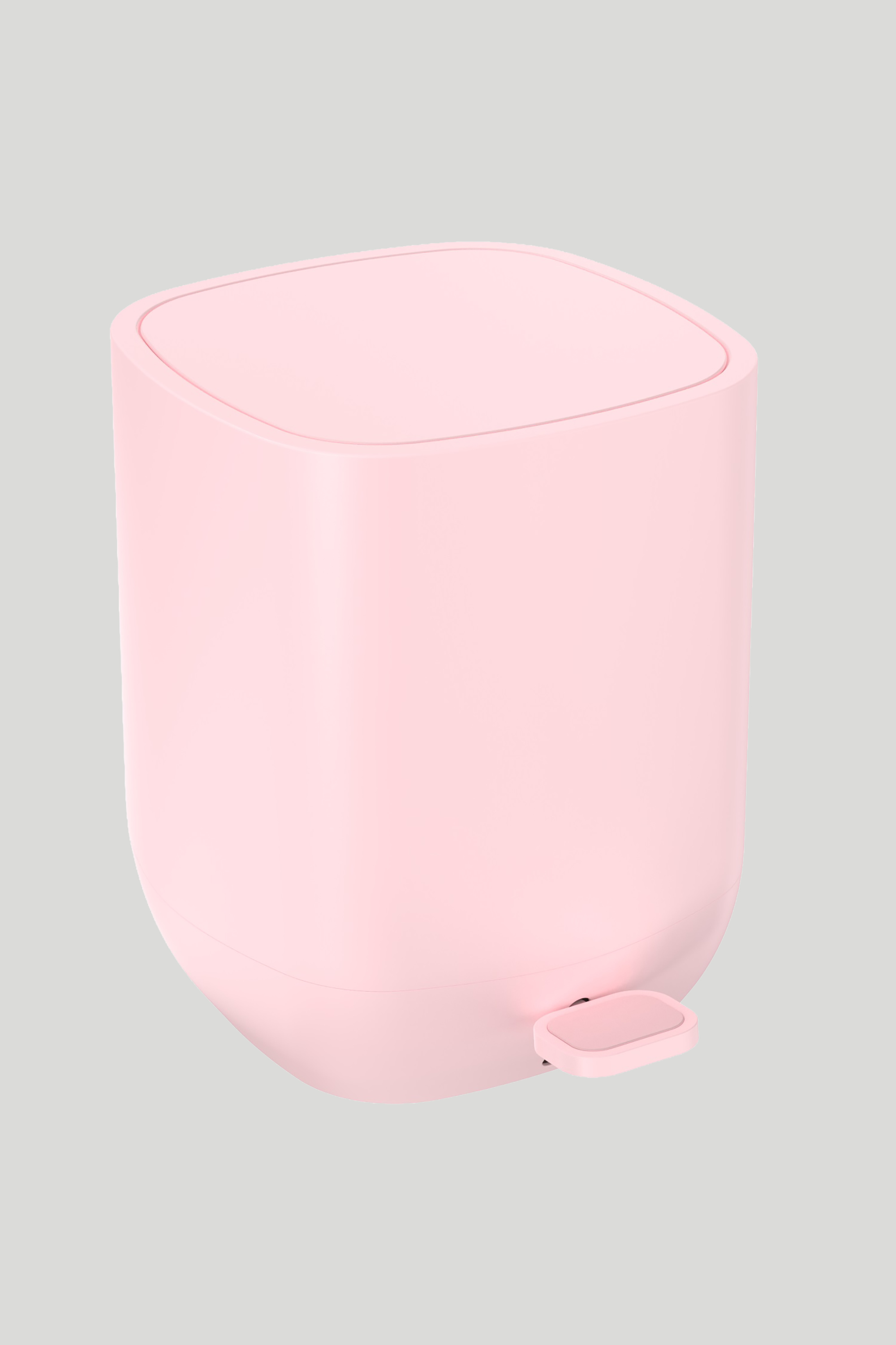 Kanta s poklopcem Voxort Square, 5 l, roza 