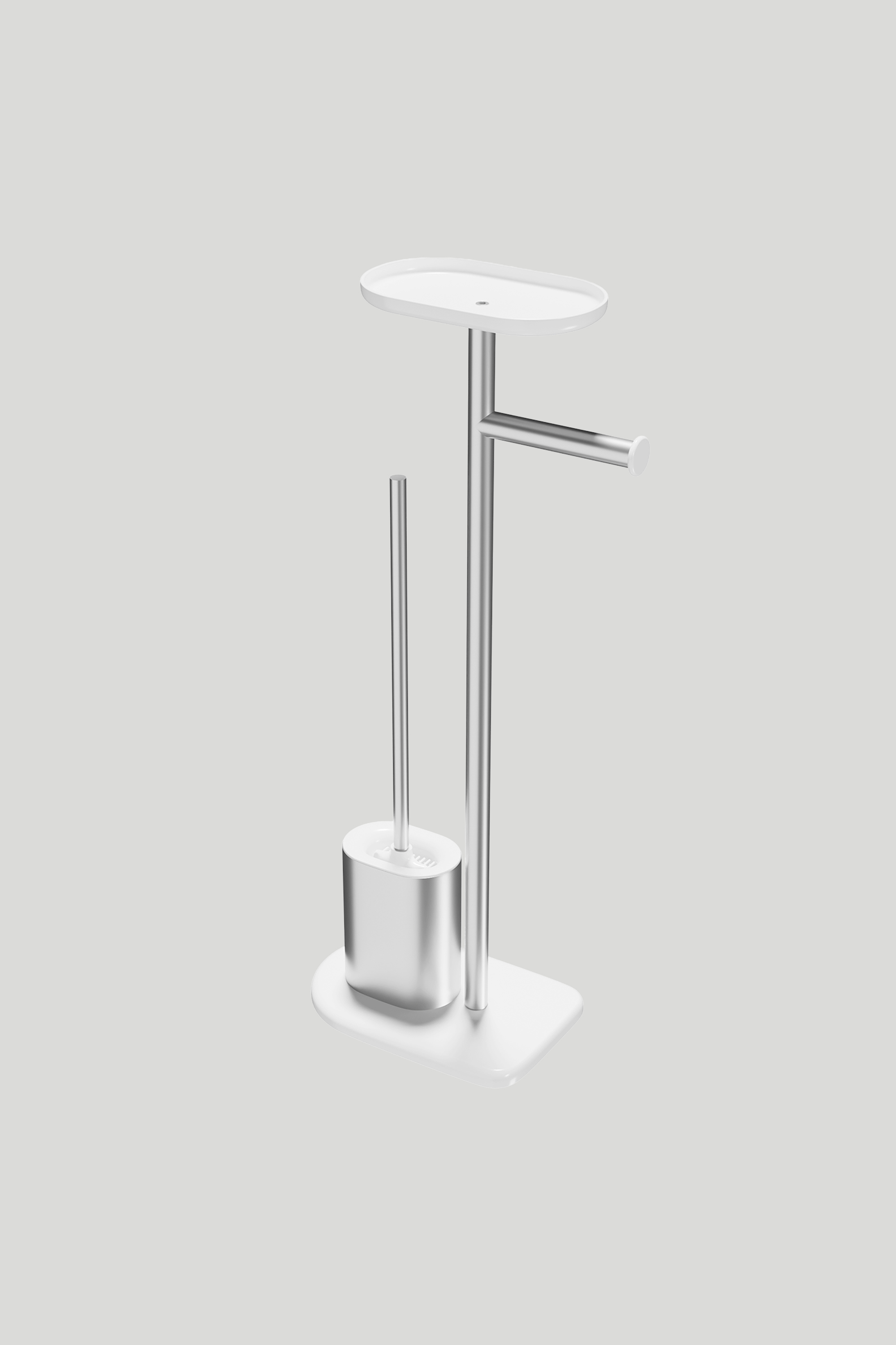 Tepih za kupaonicu Voxort 5500, siva, 50x80 cm