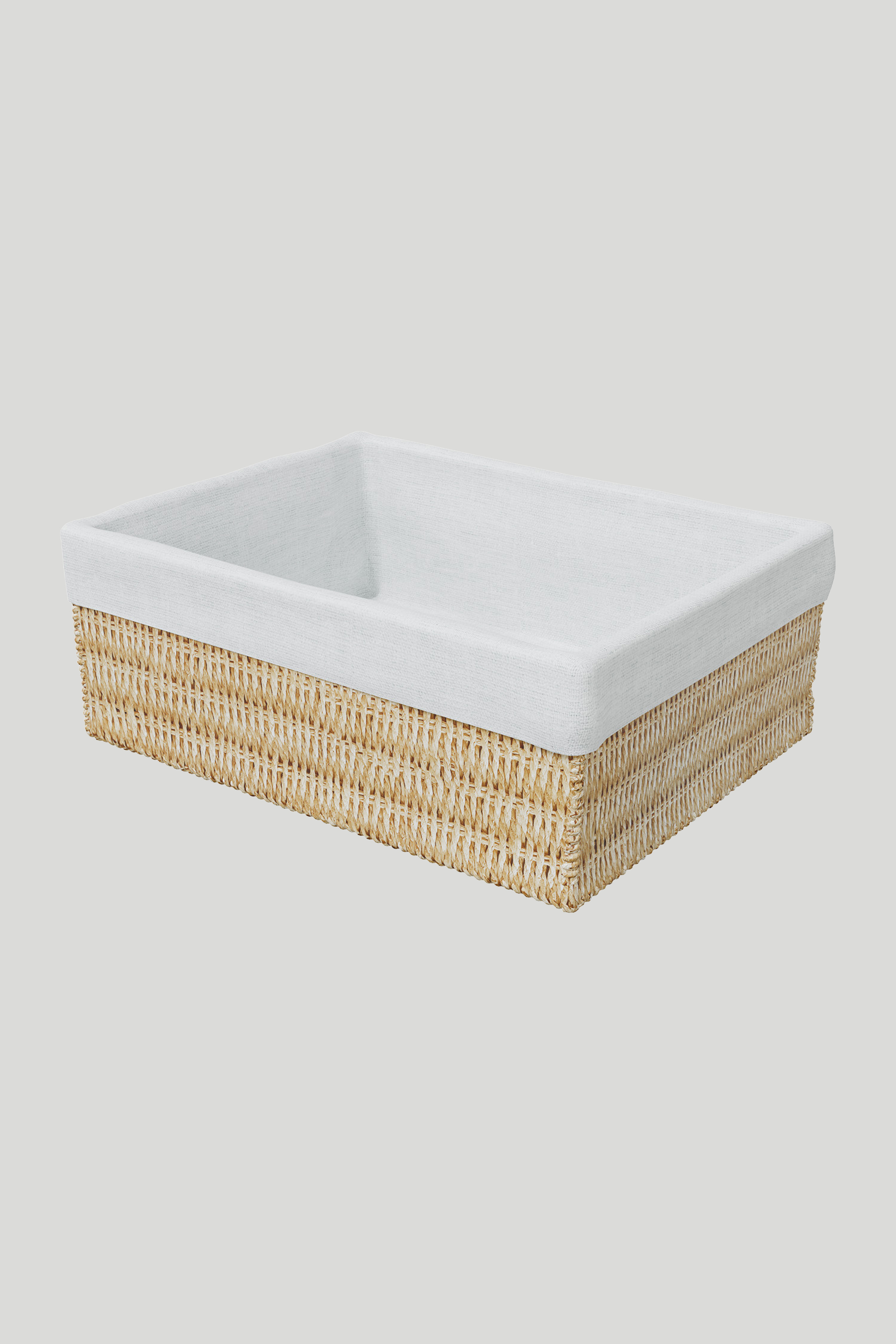 Košara za pohranu Voxort Neli, L, natural, 36x27x13