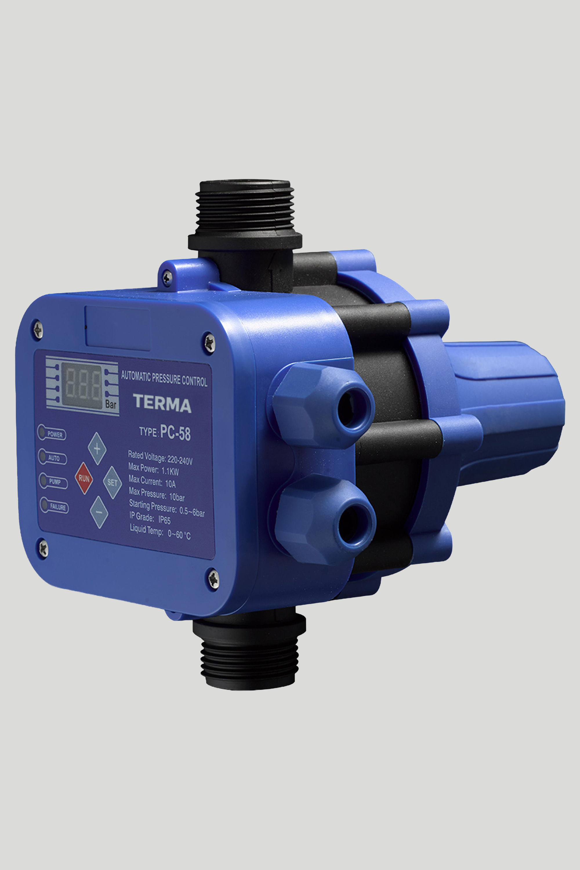 Kontroler pritiska za pumpe Terma, PC-58, 10A, 230V, digitalni